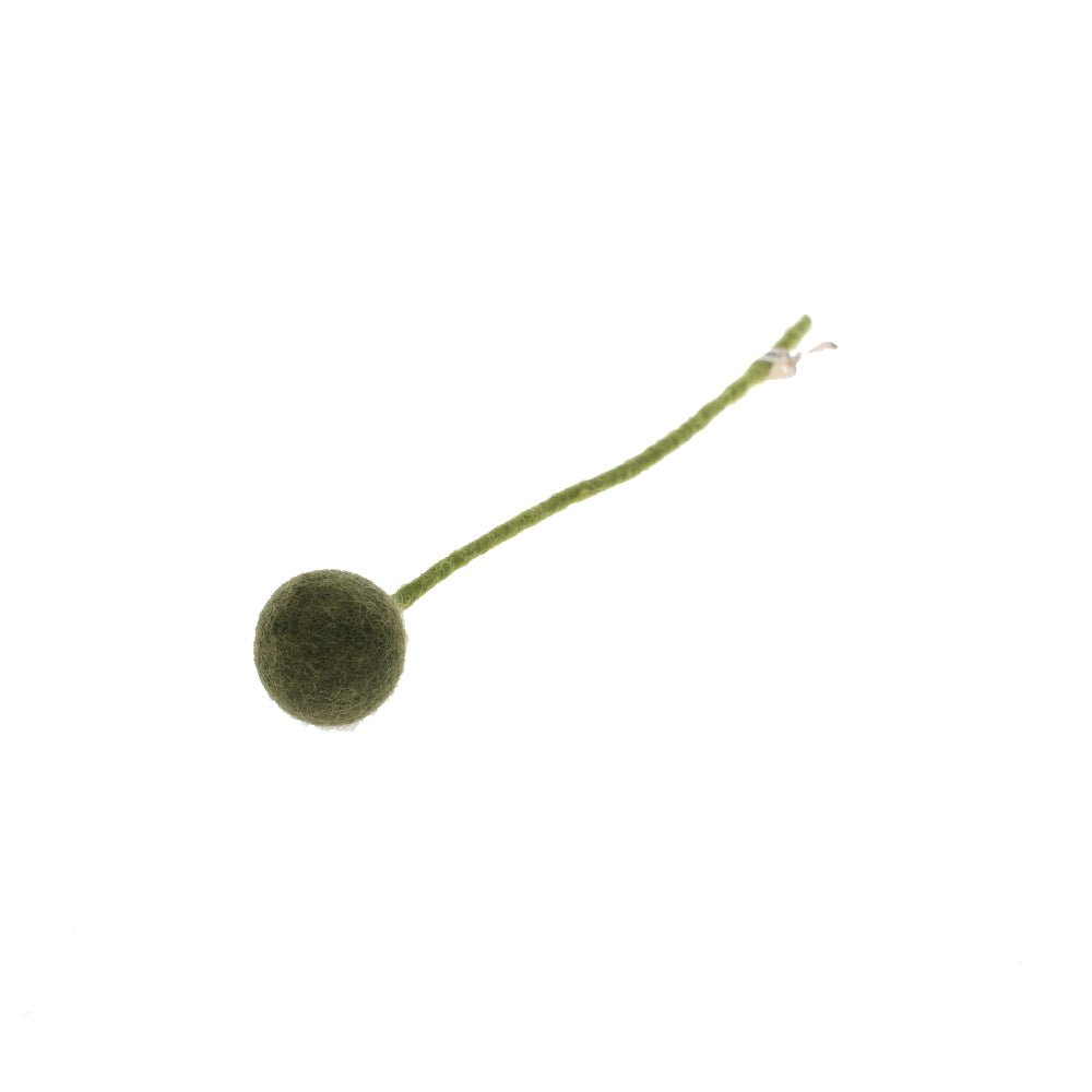 Pine Green Flower Dot 3cm