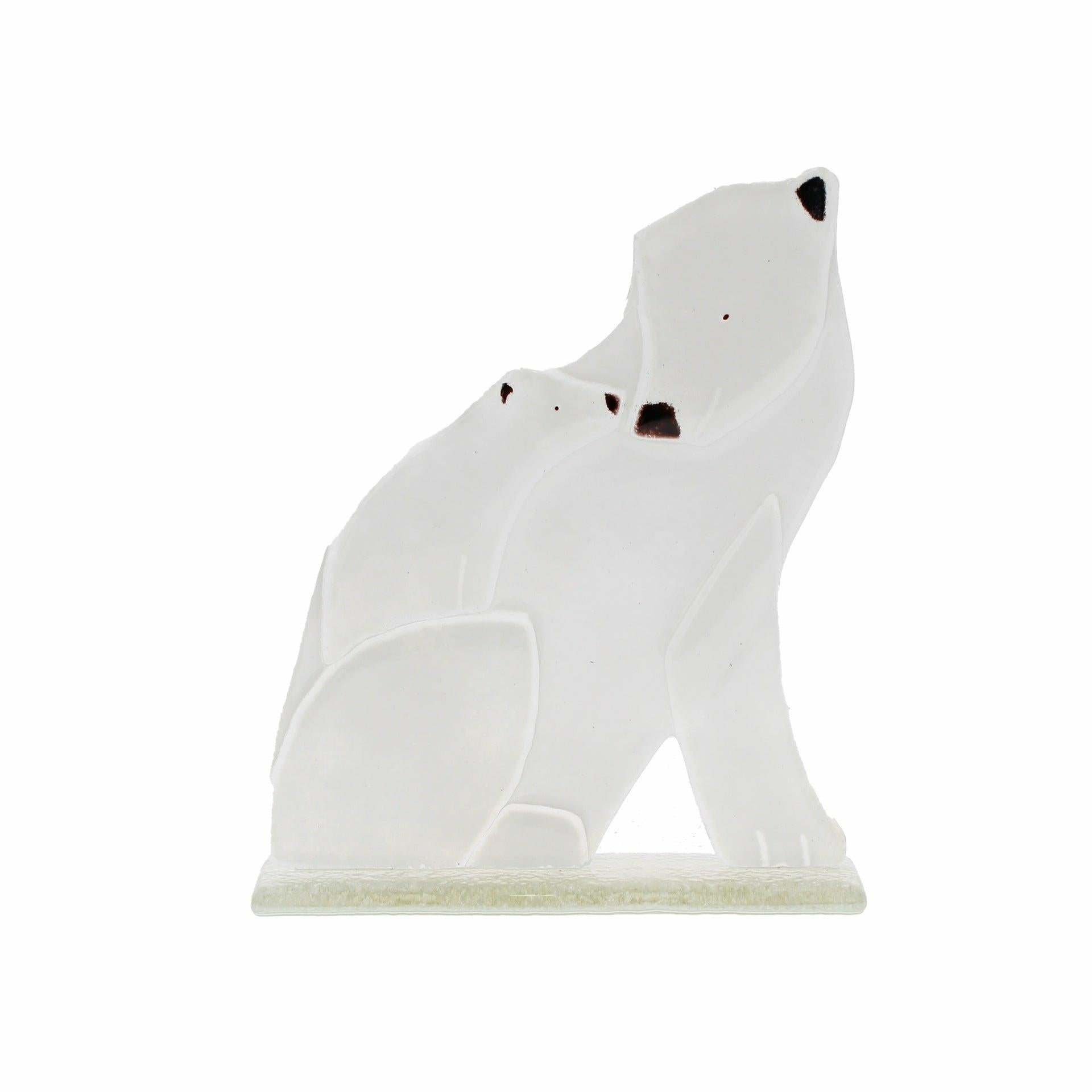 Polar Bear Glass Ornament