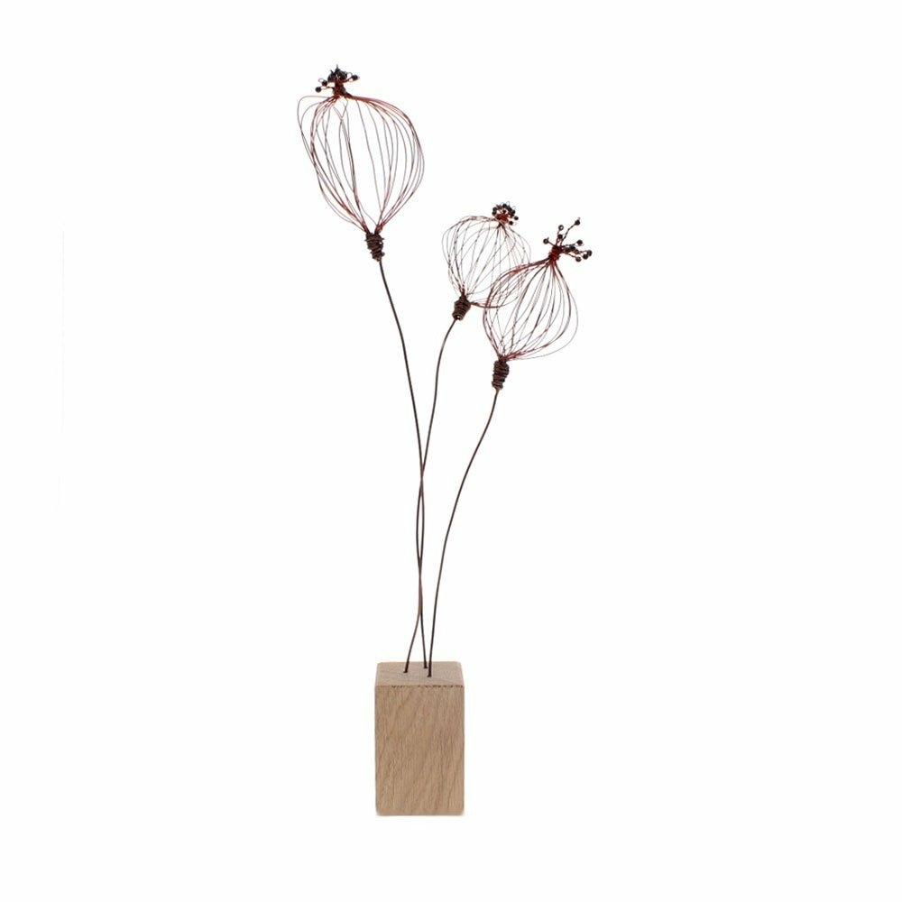 Poppyhead Wire Bloom, Copper