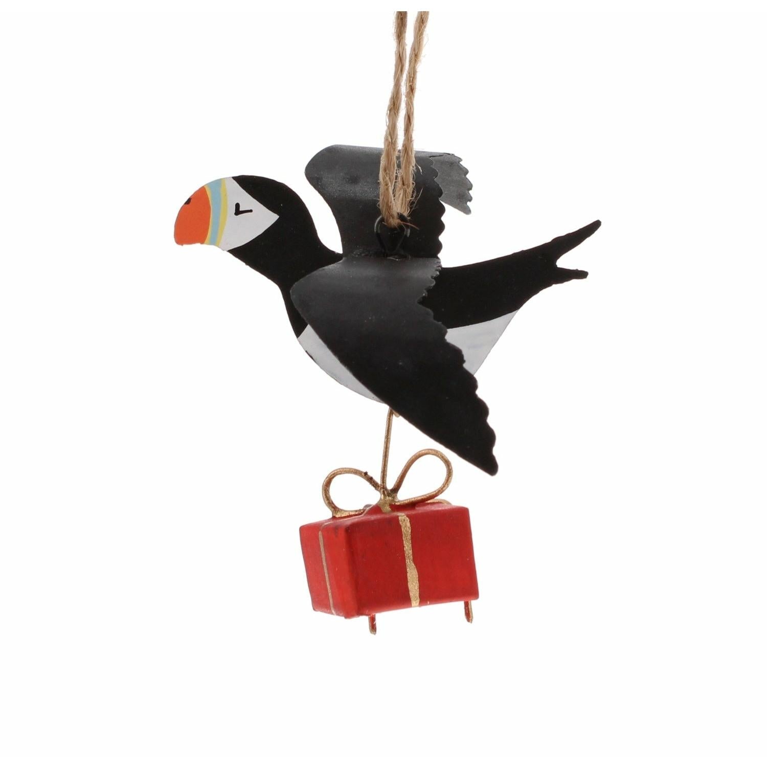 Puffin With Gift