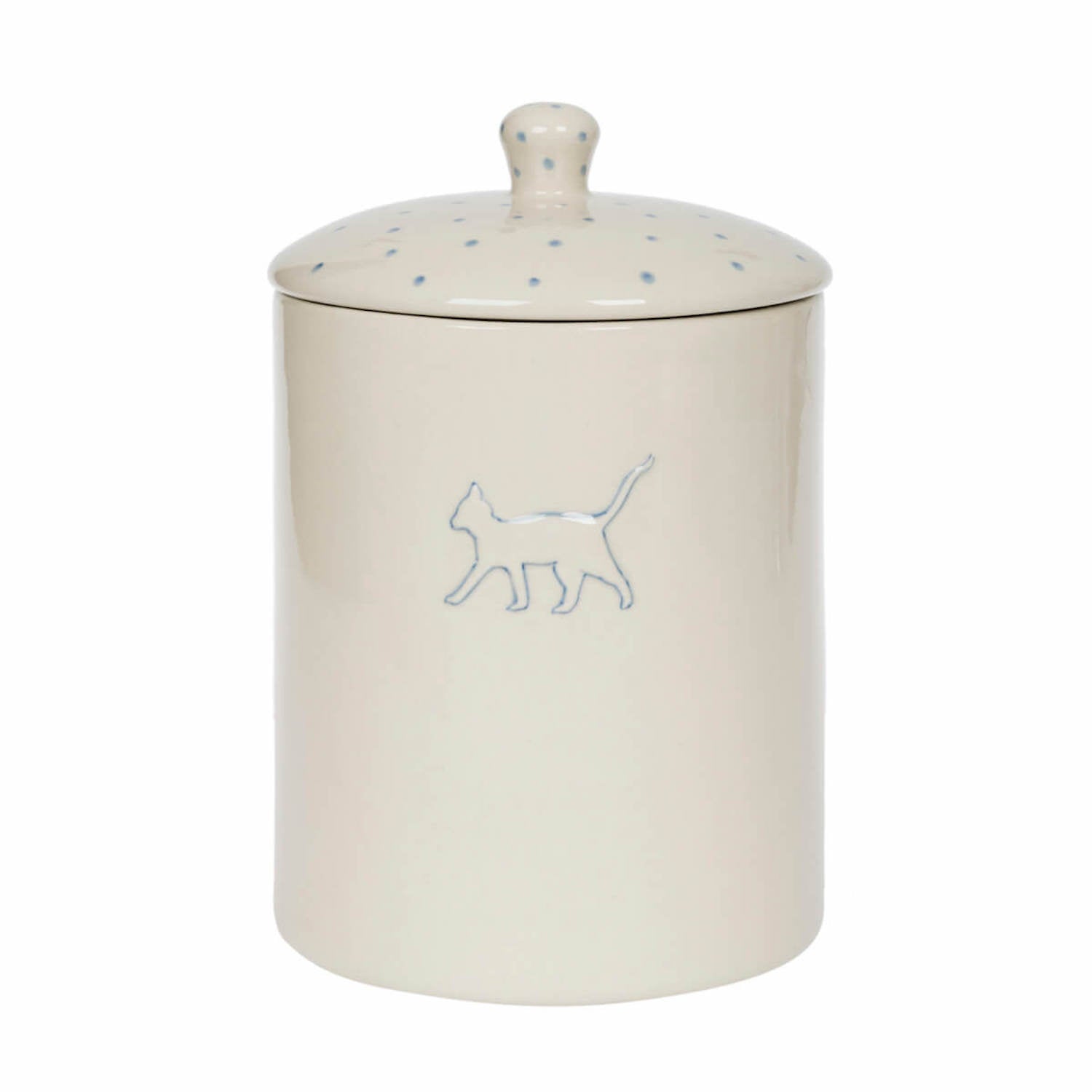 Purrfect Stoneware Storage Jar