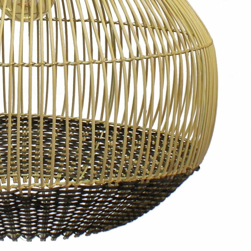 Rattan Hanging Teardrop Light Shade