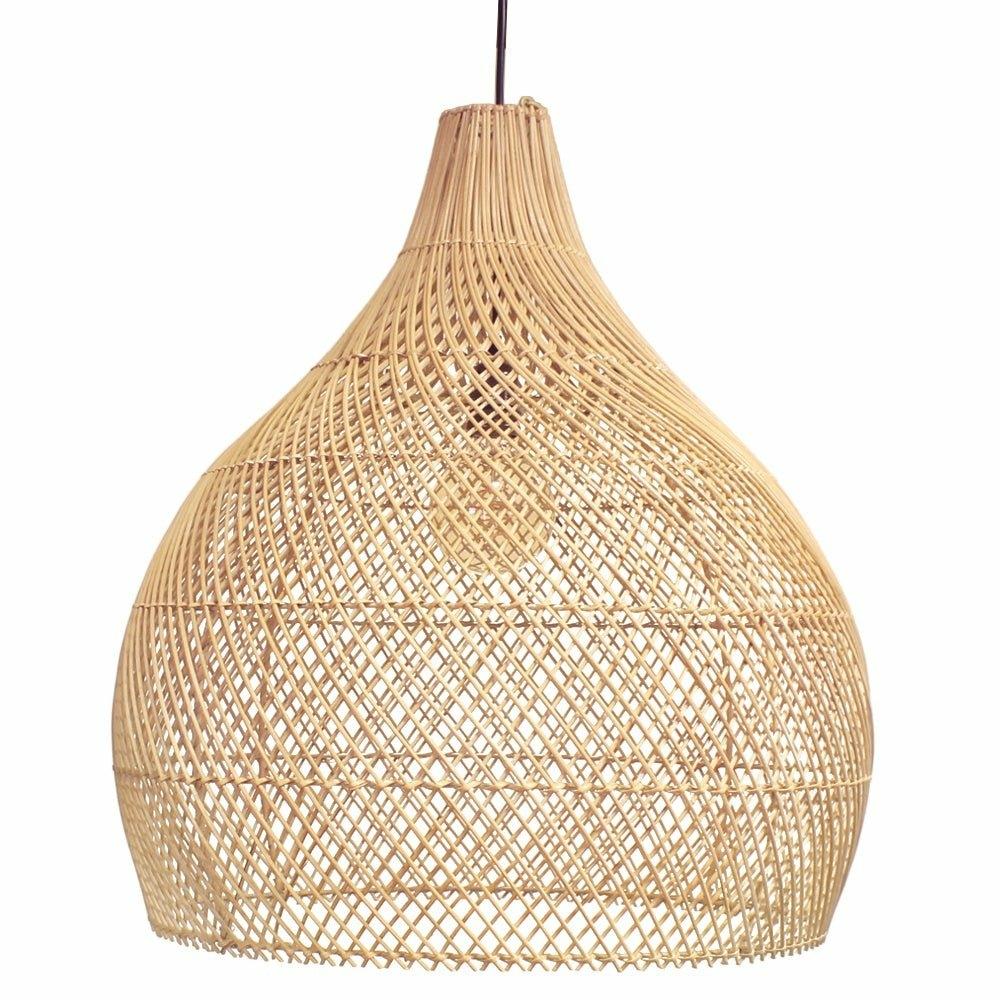 Rattan Teardrop Lampshades Small,Medium,Large