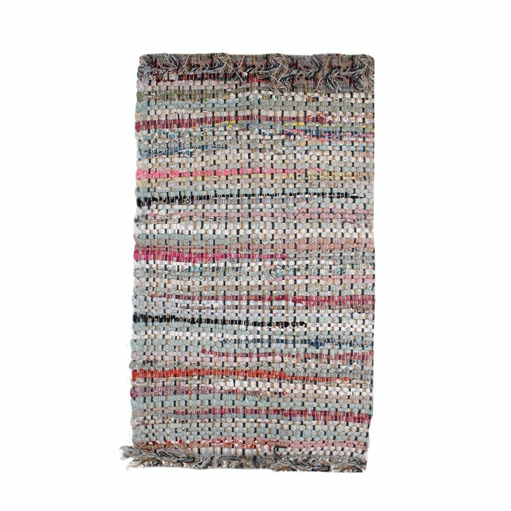 Recycled Chindi Rug, Grey