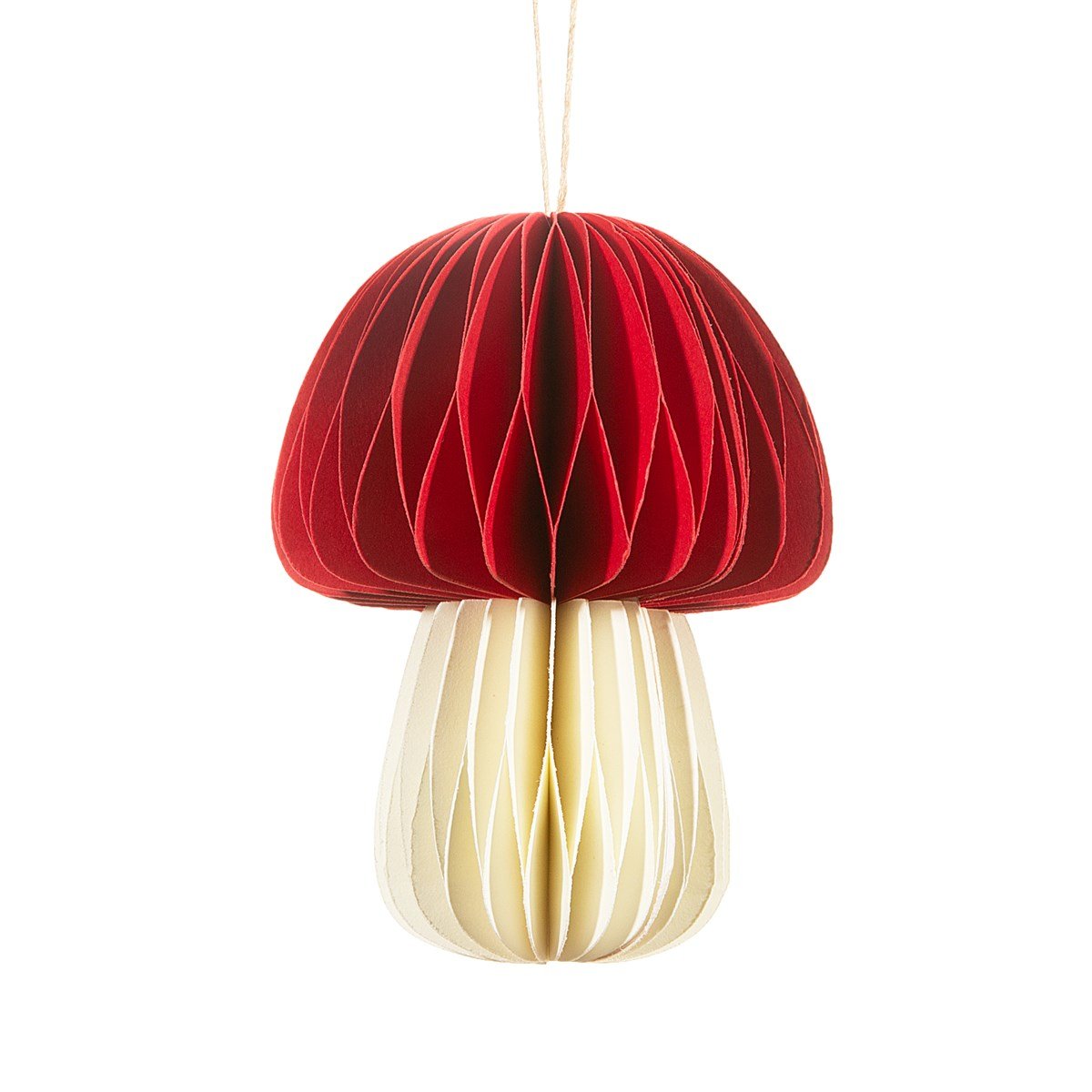 Red Honeycomb Mushroom Bauble