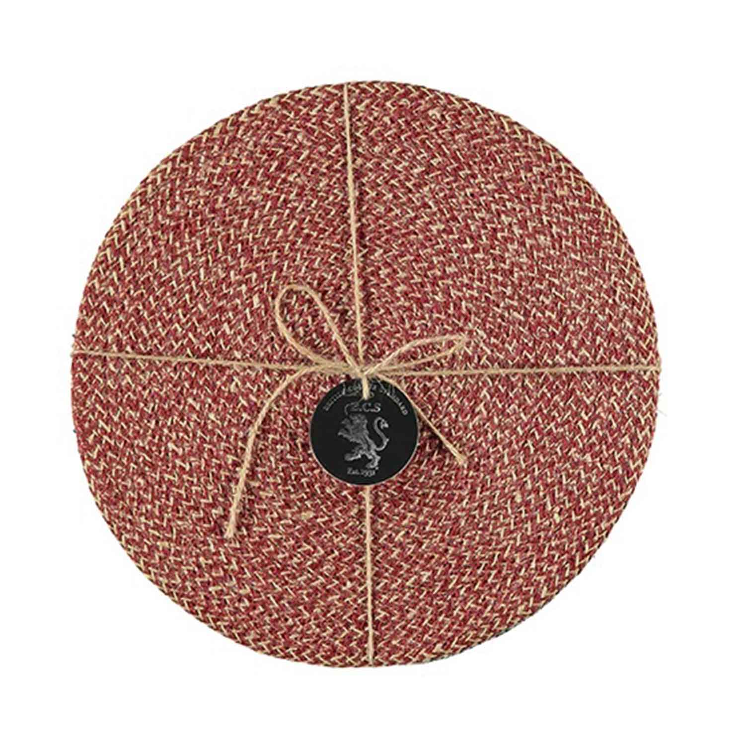 Red Jute Placemat, Set of 4