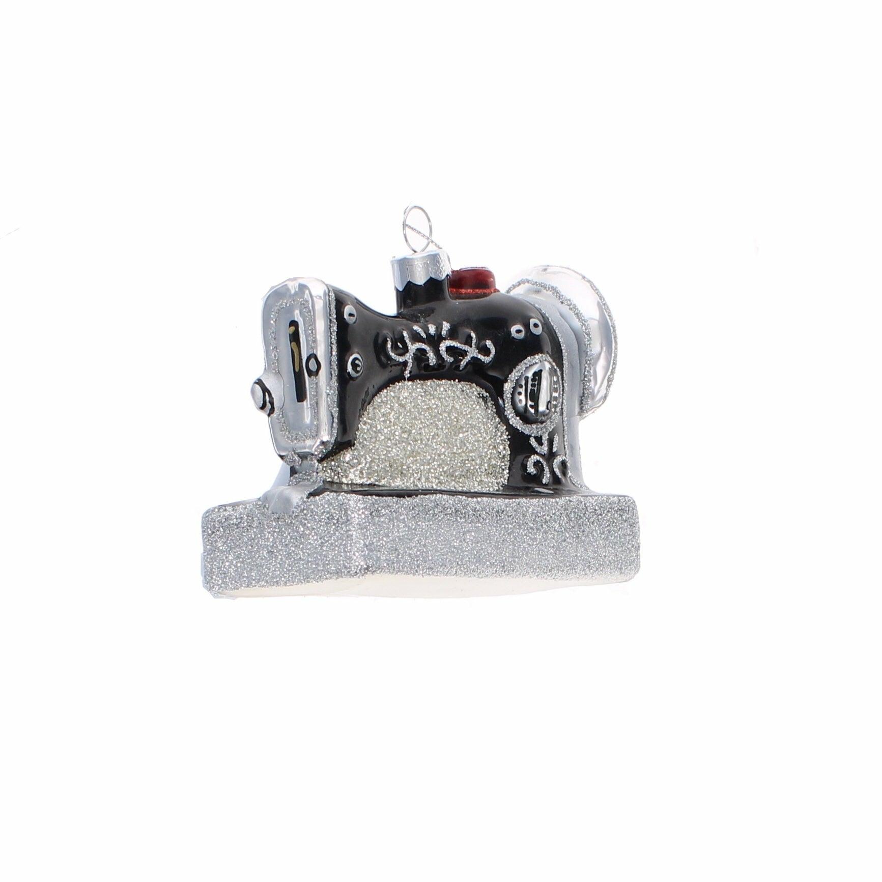 Retro Sewing Machine Bauble