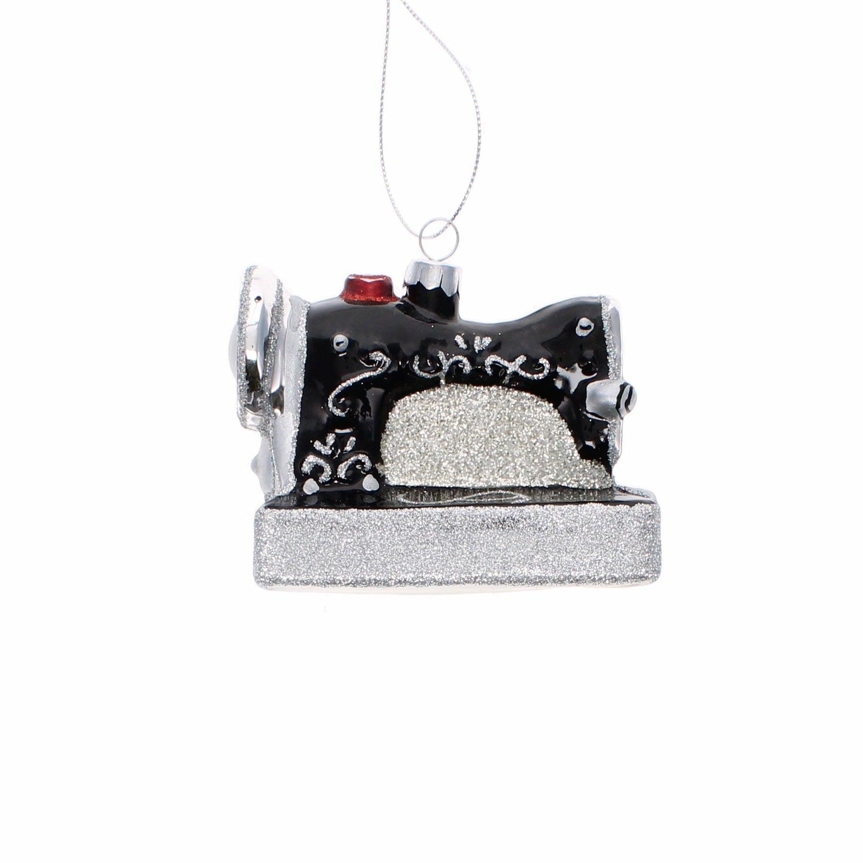 Retro Sewing Machine Bauble