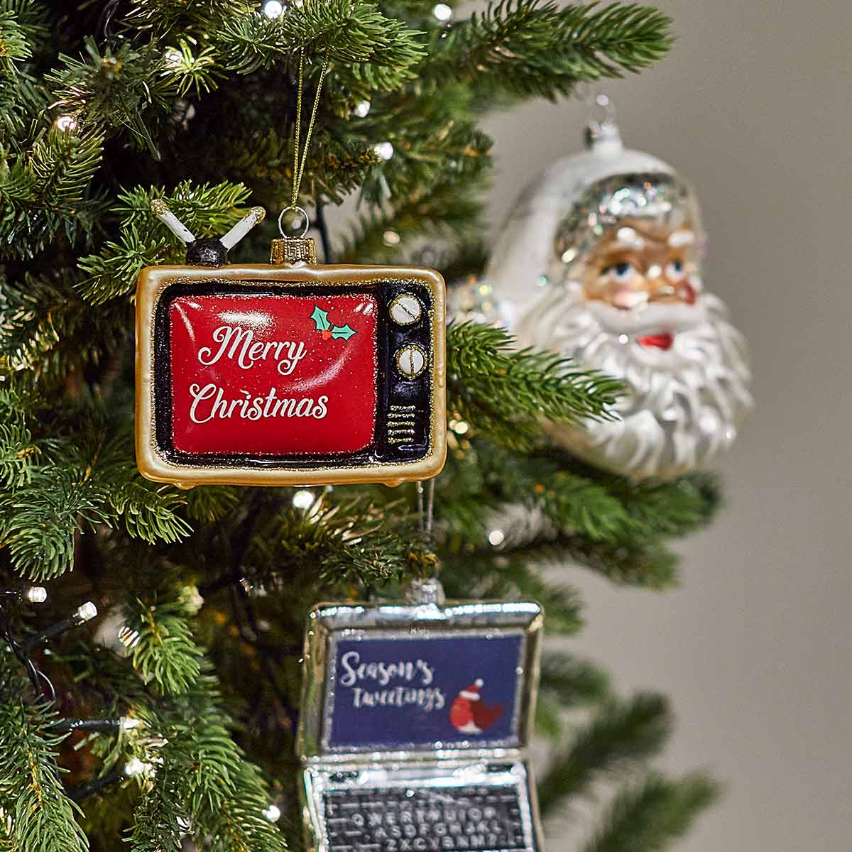 Retro TV Shaped Bauble