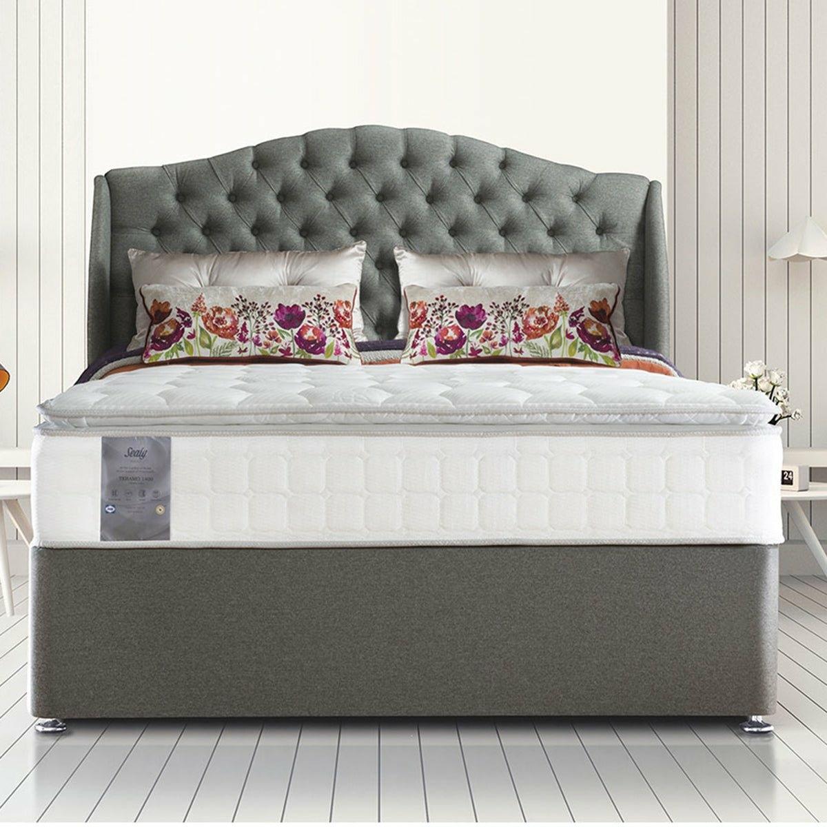 Richmond Headboard by Sealy Super King (6' / 180cm) / Fawn Headboard,Super King (6' / 180cm) / Blue Headboard,Super King (6' / 180cm) / Stone Headboard,Super King (6' / 180cm) / Dark Steel Headboard,Super King (6' / 180cm) / Mink Headboard,Kingsize (5' / 150cm) / Fawn Headboard,Double (4'6" / 135cm) / Fawn Headboard,Super King (6' / 180cm) / Pebble Headboard,Super King (6' / 180cm) / Peat Headboard,Kingsize (5' / 150cm) / Stone Headboard,Double (4'6" / 135cm) / Dark Steel Headboard,Double (4'6" / 135cm) / M