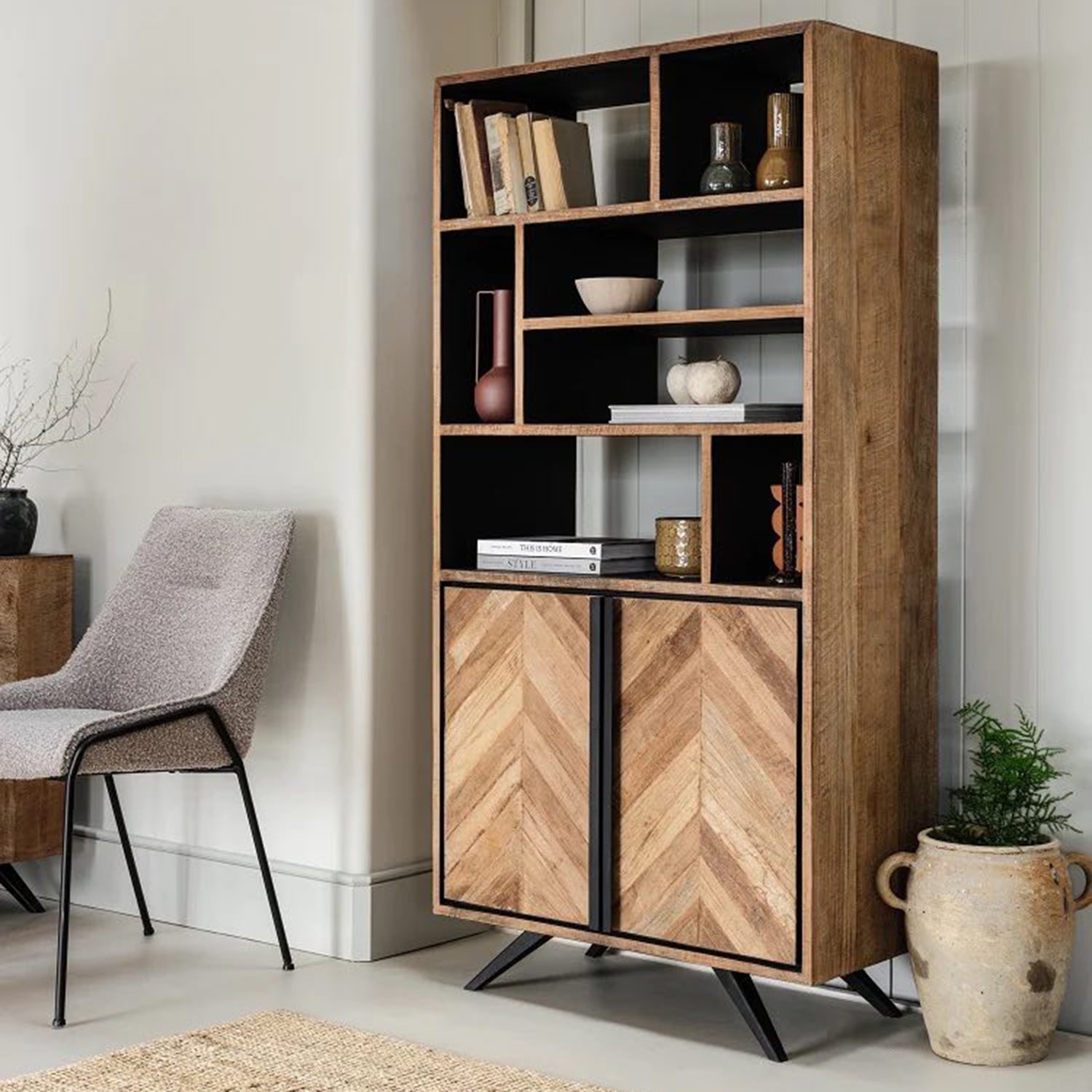 Richmond Reclaimed Teak Bookcase