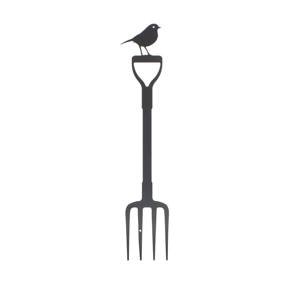 Robin on Fork Pot Stem