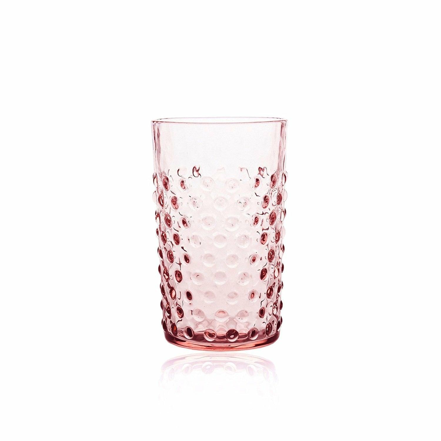 Rose Hobnail Tumbler