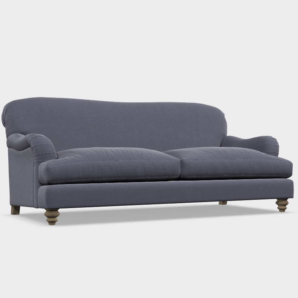 Ruffle Midi Sofa Linen Sahara Rope,Linen Sahara Reef,Linen Sahara French Blue,Linen Sahara Ash,Linen Sahara Cinnamon,Velvet Varese Granite,Velvet Varese Duck Egg,Velvet Varese Dove
