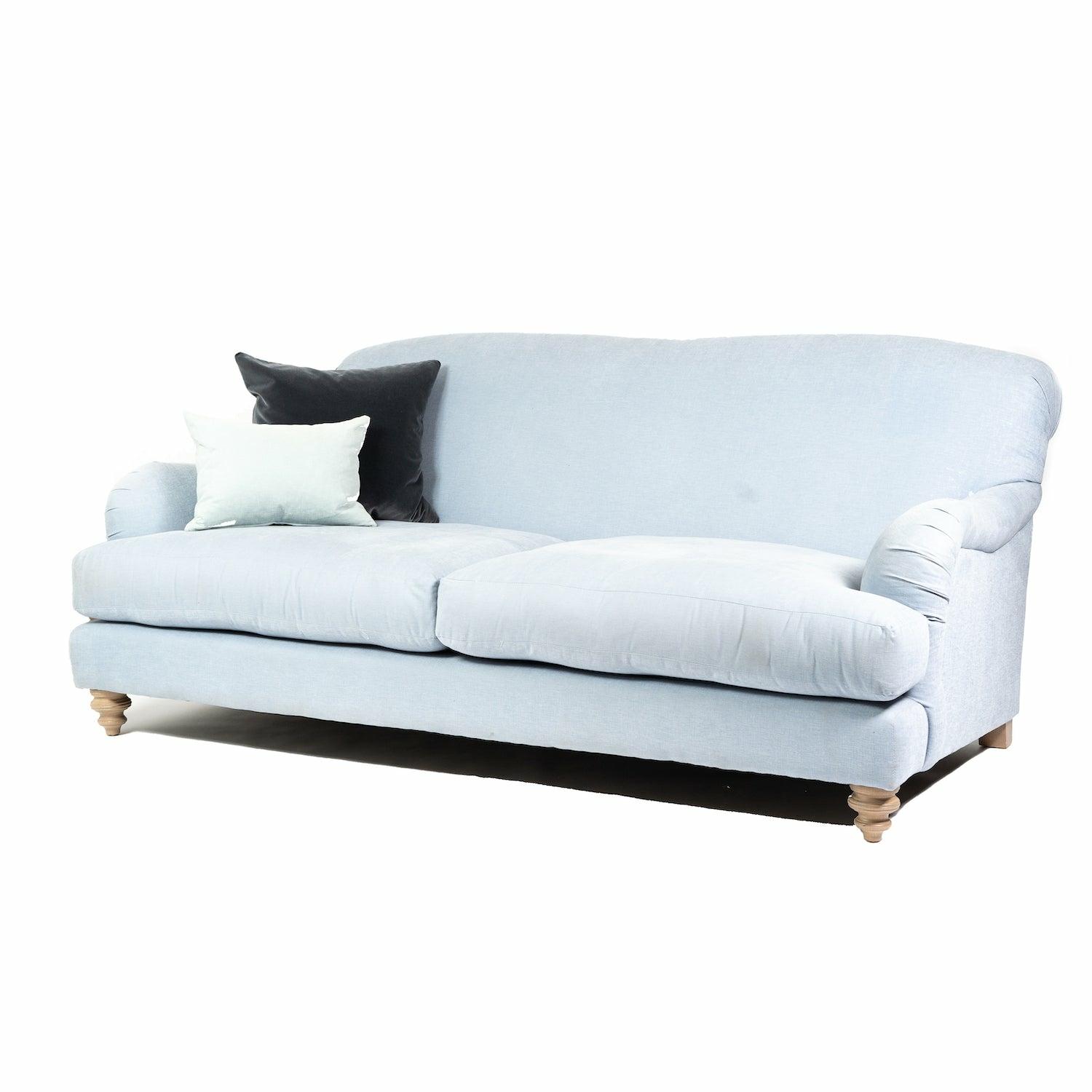 Ruffle Midi Sofa Linen Sahara Rope,Linen Sahara Reef,Linen Sahara French Blue,Linen Sahara Ash,Linen Sahara Cinnamon,Velvet Varese Granite,Velvet Varese Duck Egg,Velvet Varese Dove