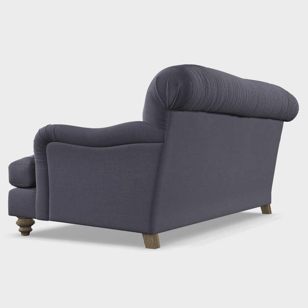 Ruffle Midi Sofa Linen Sahara Rope,Linen Sahara Reef,Linen Sahara French Blue,Linen Sahara Ash,Linen Sahara Cinnamon,Velvet Varese Granite,Velvet Varese Duck Egg,Velvet Varese Dove