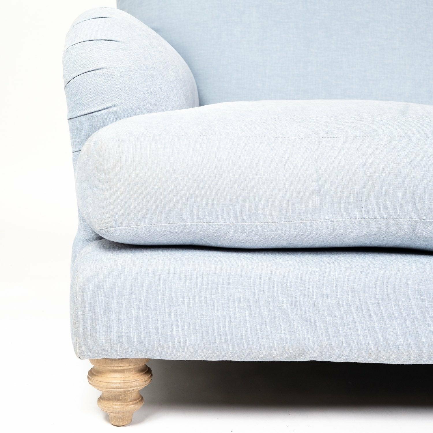 Ruffle Petit Sofa Linen Sahara Rope,Linen Sahara Reef,Linen Sahara French Blue,Linen Sahara Ash,Linen Sahara Cinnamon,Velvet Varese Granite,Velvet Varese Duck Egg,Velvet Varese Dove