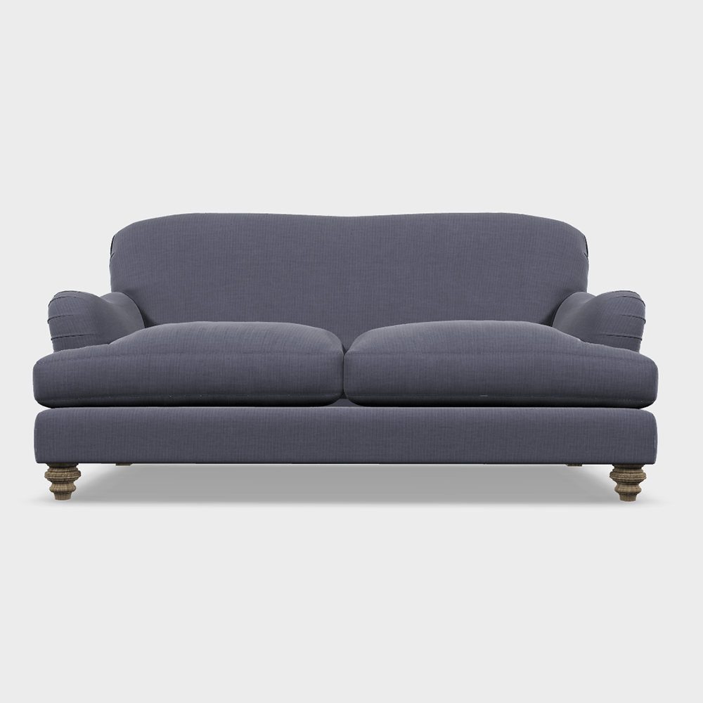 Ruffle Petit Sofa Linen Sahara Rope,Linen Sahara Reef,Linen Sahara French Blue,Linen Sahara Ash,Linen Sahara Cinnamon,Velvet Varese Granite,Velvet Varese Duck Egg,Velvet Varese Dove