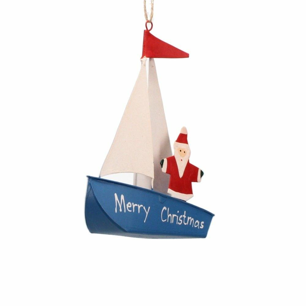 Santa Sailing Decoration