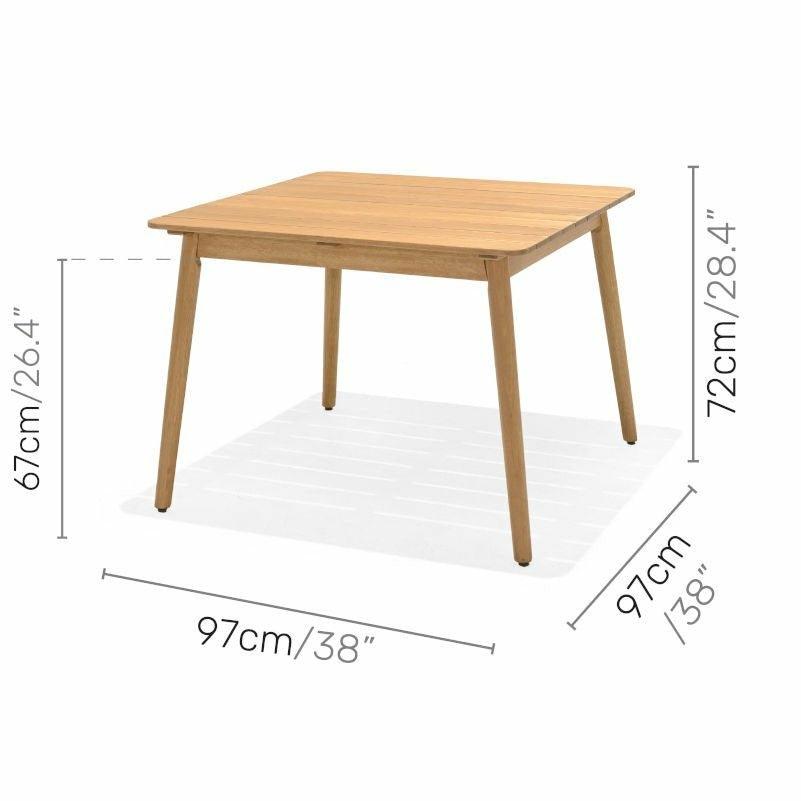 Eucalyptus Square Dining Table