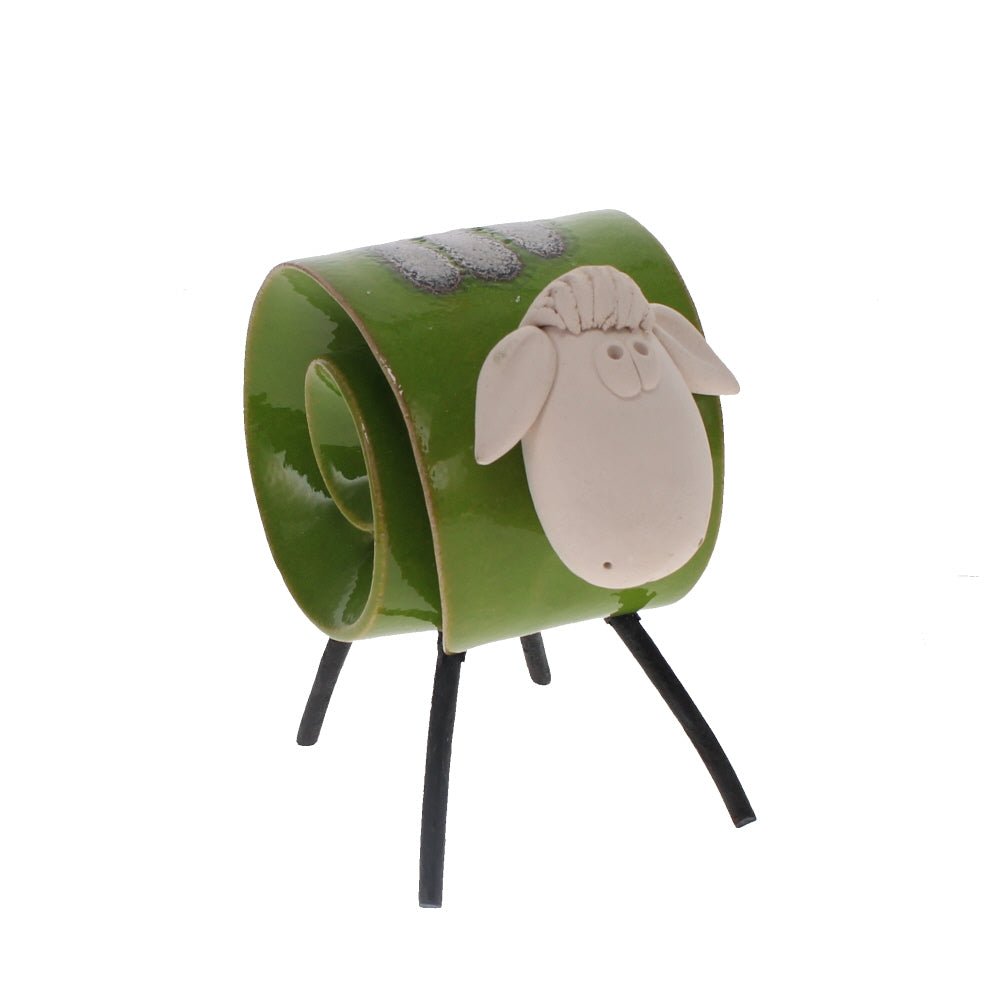Scroll Sheep Green, Small