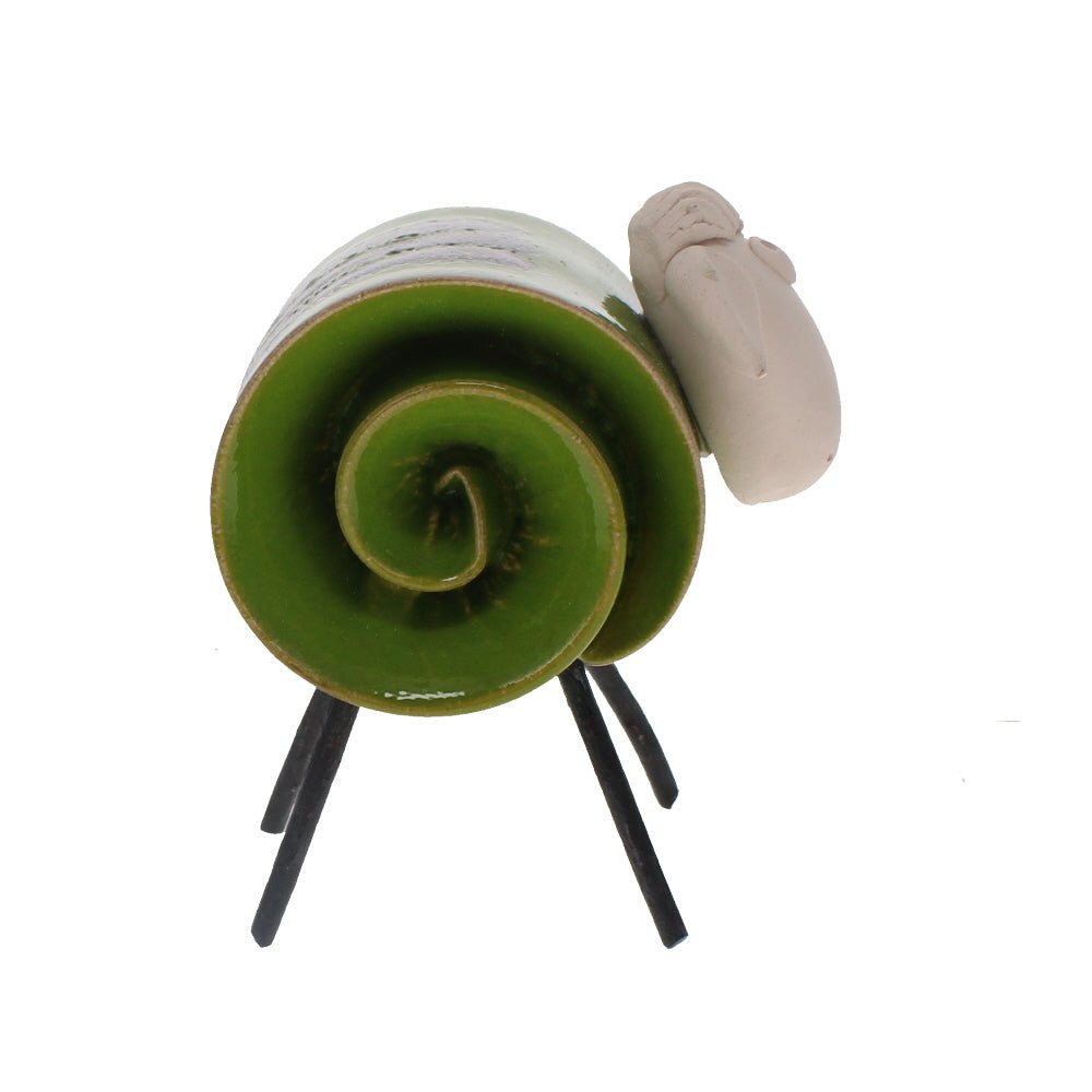 Scroll Sheep Green, Small