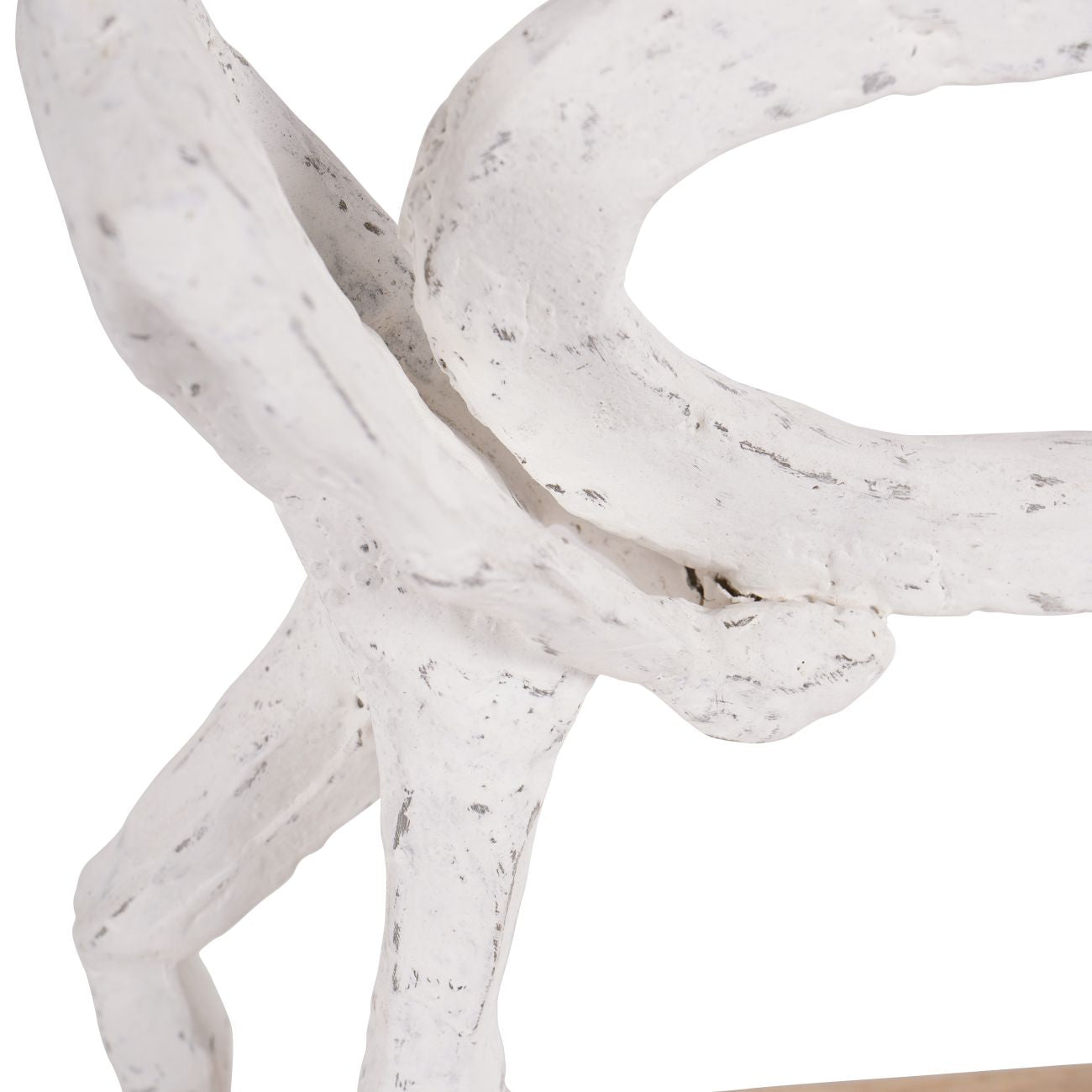 Sculpture of a Couple Holding Heart White