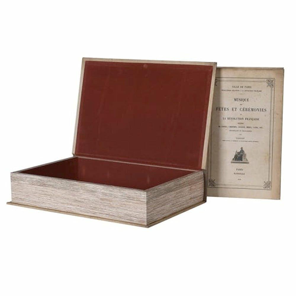 Set of 2 1899 Musique Book Boxes
