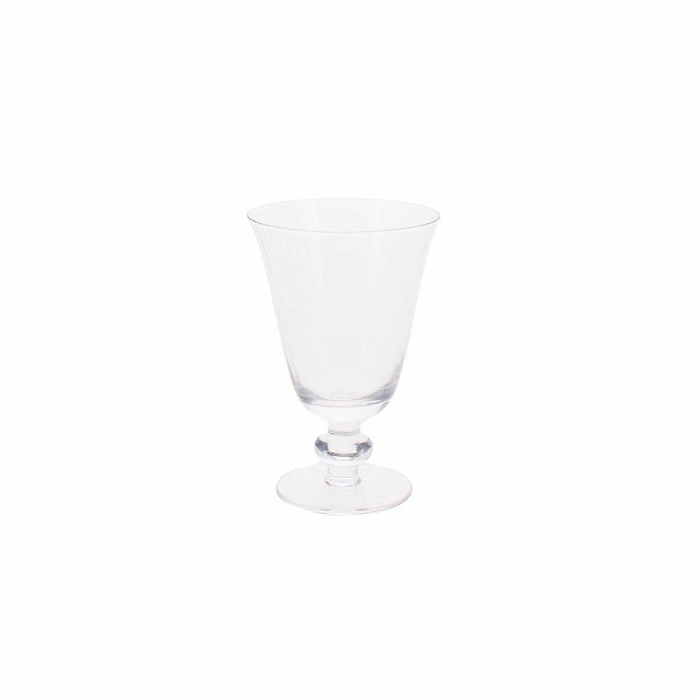 Set of 6 Ribbed Wine Glasses