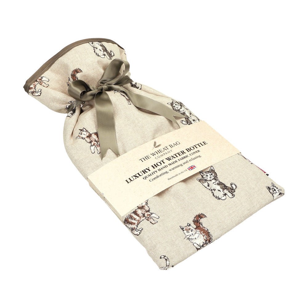 Shabby Cat Hot Water Bottle