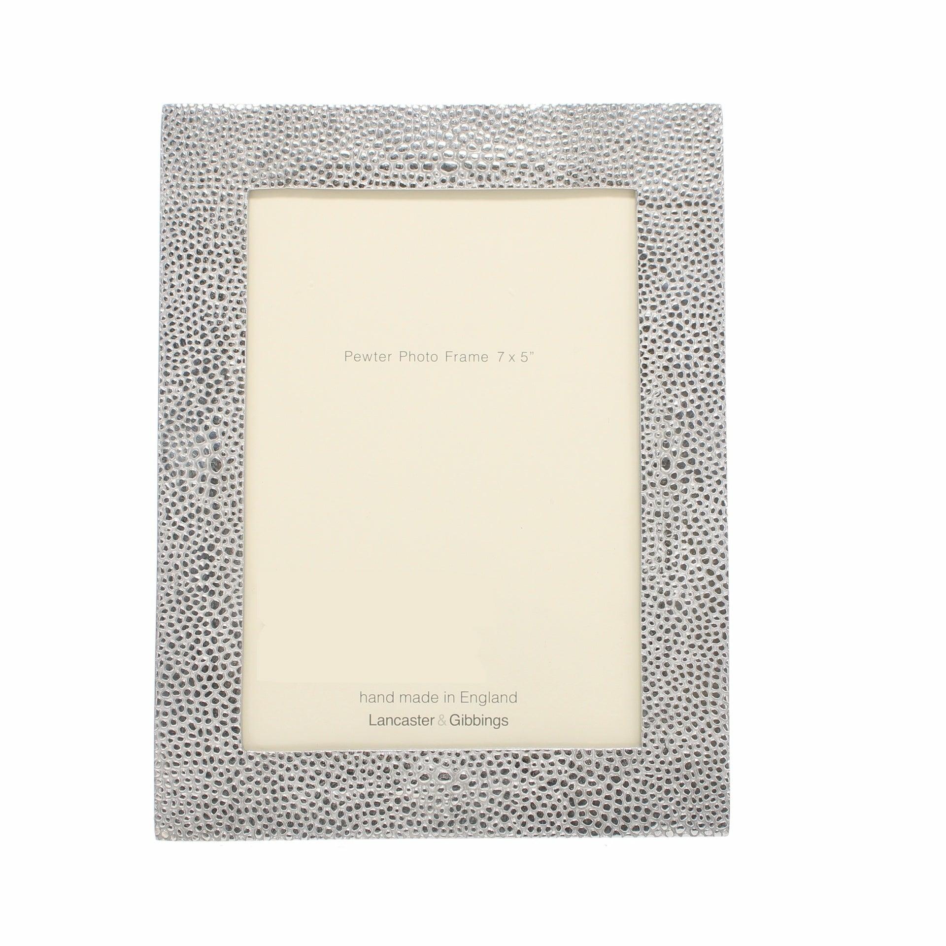 Shagreen Photo Frame, 7" x 5"