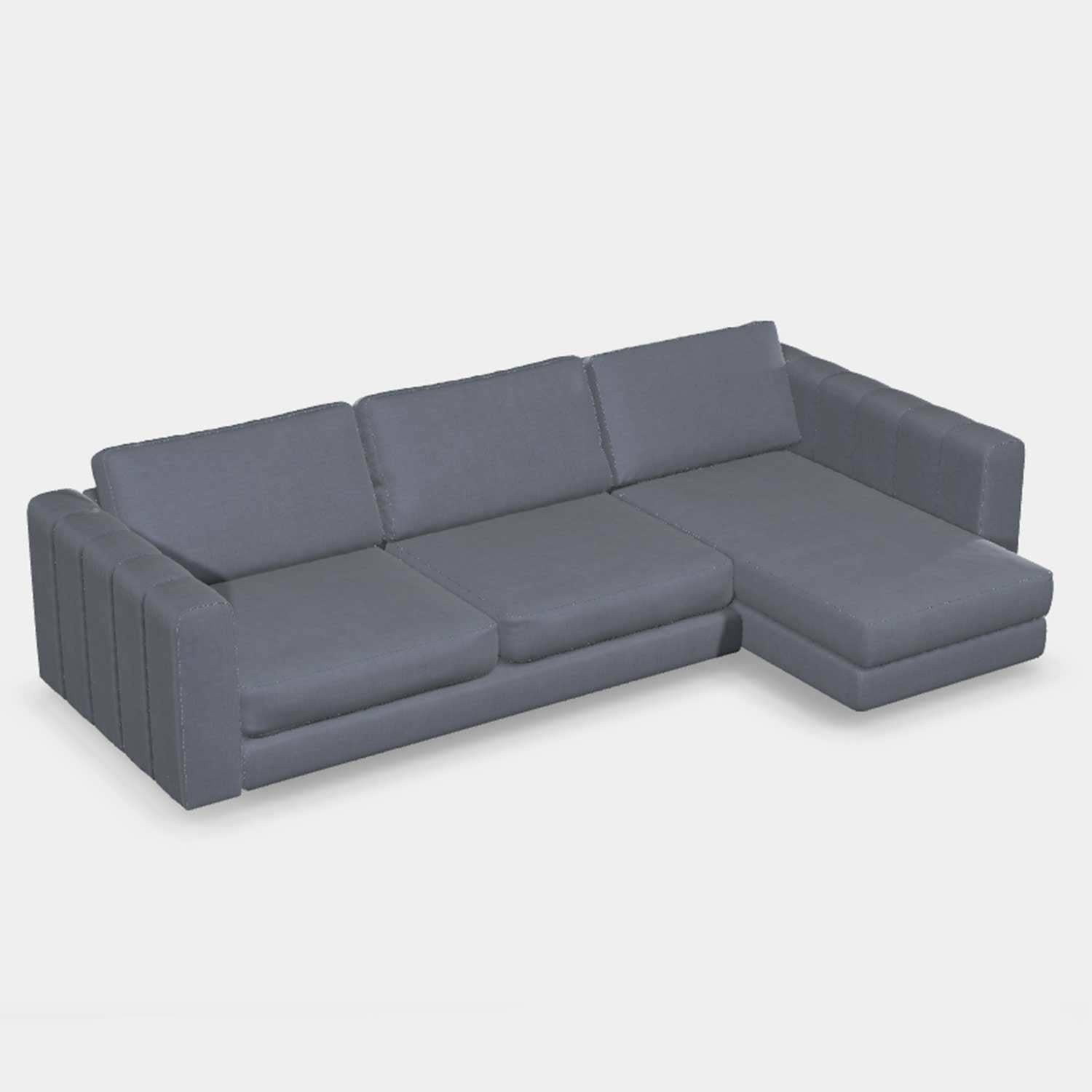 Shuffle Sofa, Chaise Corner Group Sofa Jacobean Flower Aqua (Group 4),Boho Denim (Group 4),Mushroom Linen (Group 4),Pigeon Linen (Group 4),Blueberry Linen (Group 4),Blush Linen (Group 4),Jacobean Flower Champagne (Group 4)