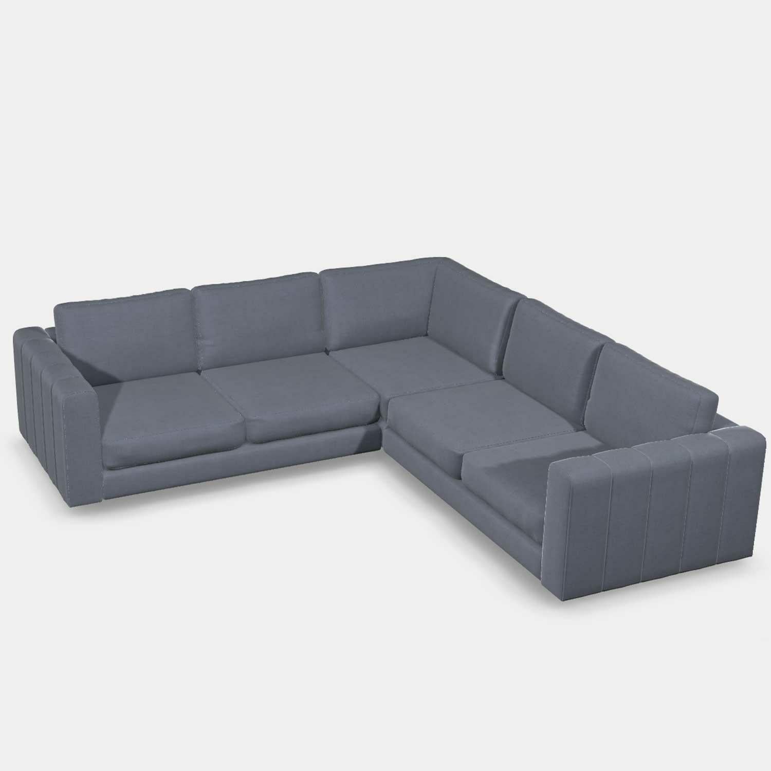 Shuffle Sofa, Large Corner Group Jacobean Flower Aqua (Group 4),Boho Denim (Group 4),Mushroom Linen (Group 4),Pigeon Linen (Group 4),Blueberry Linen (Group 4),Blush Linen (Group 4),Jacobean Flower Champagne (Group 4)