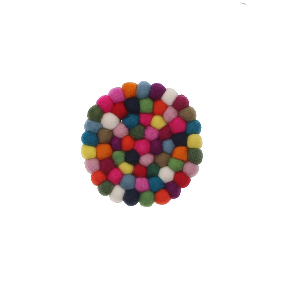 Small Felt Ball Coaster