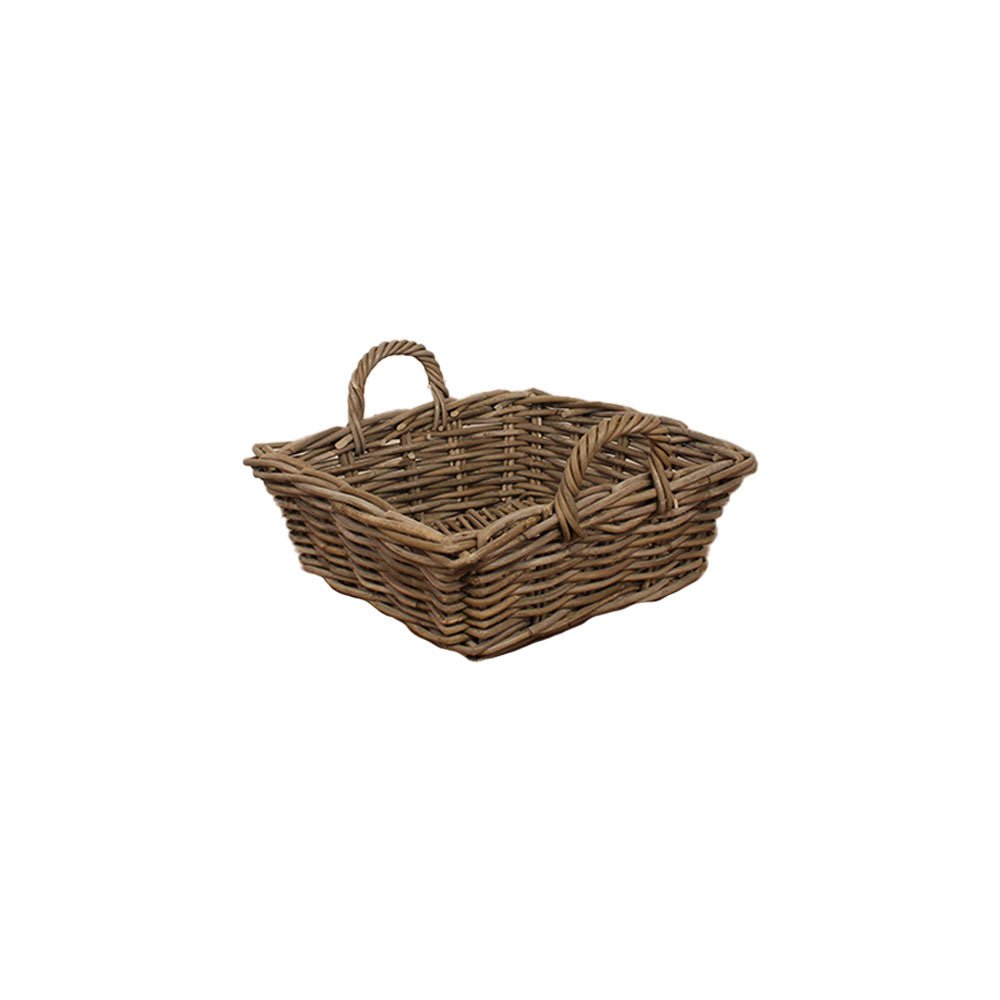 Small Low Kitchen Storage Baskets with Handles