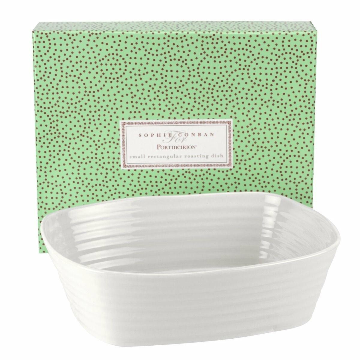 Small Rectangular Roasting Dish, White