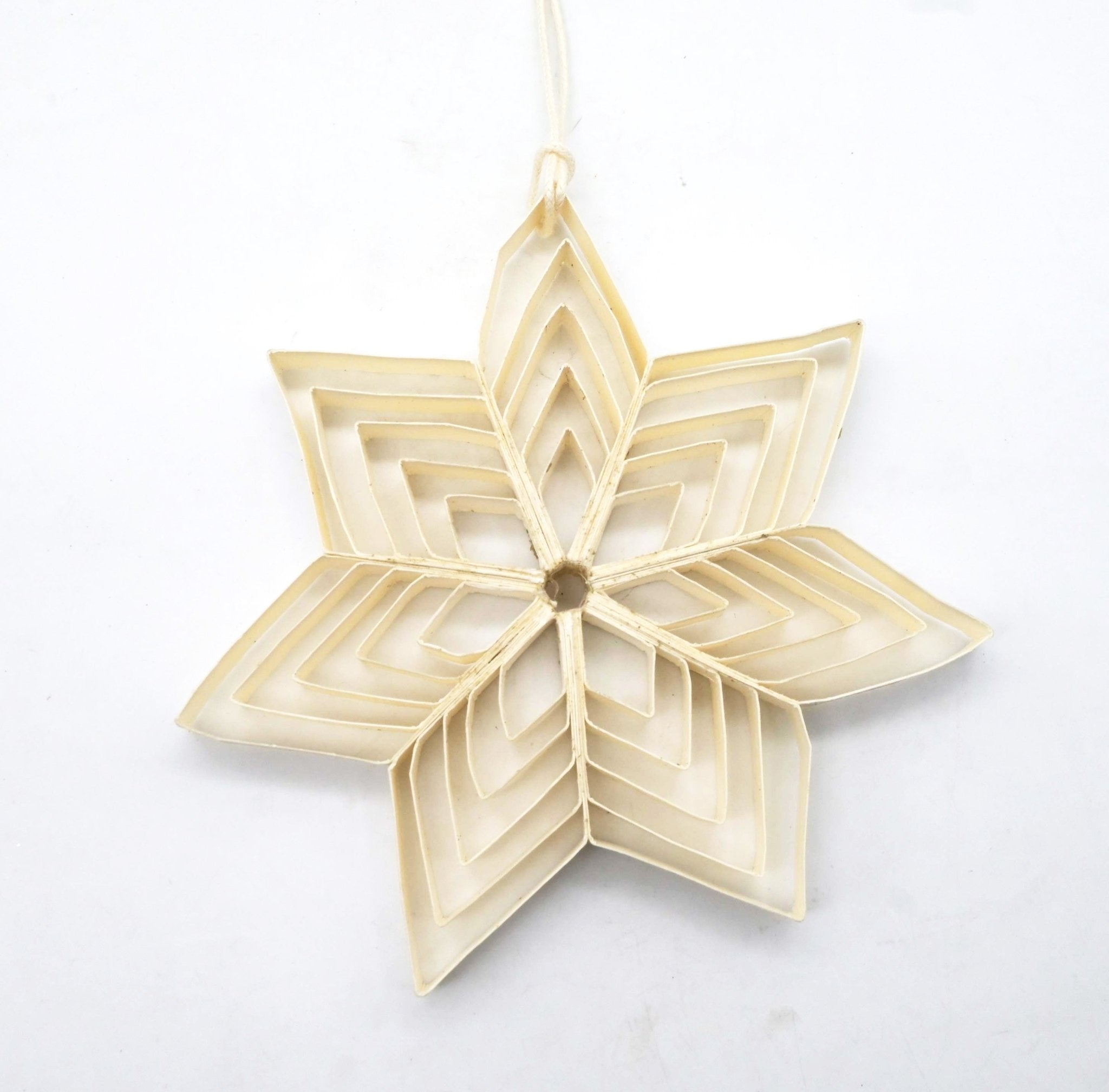 Small White Paper Snowflake