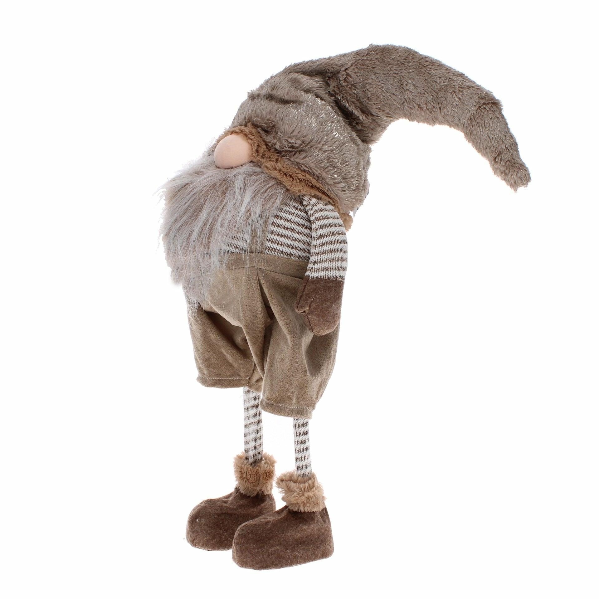 Springing Gnome with Striped Jumper