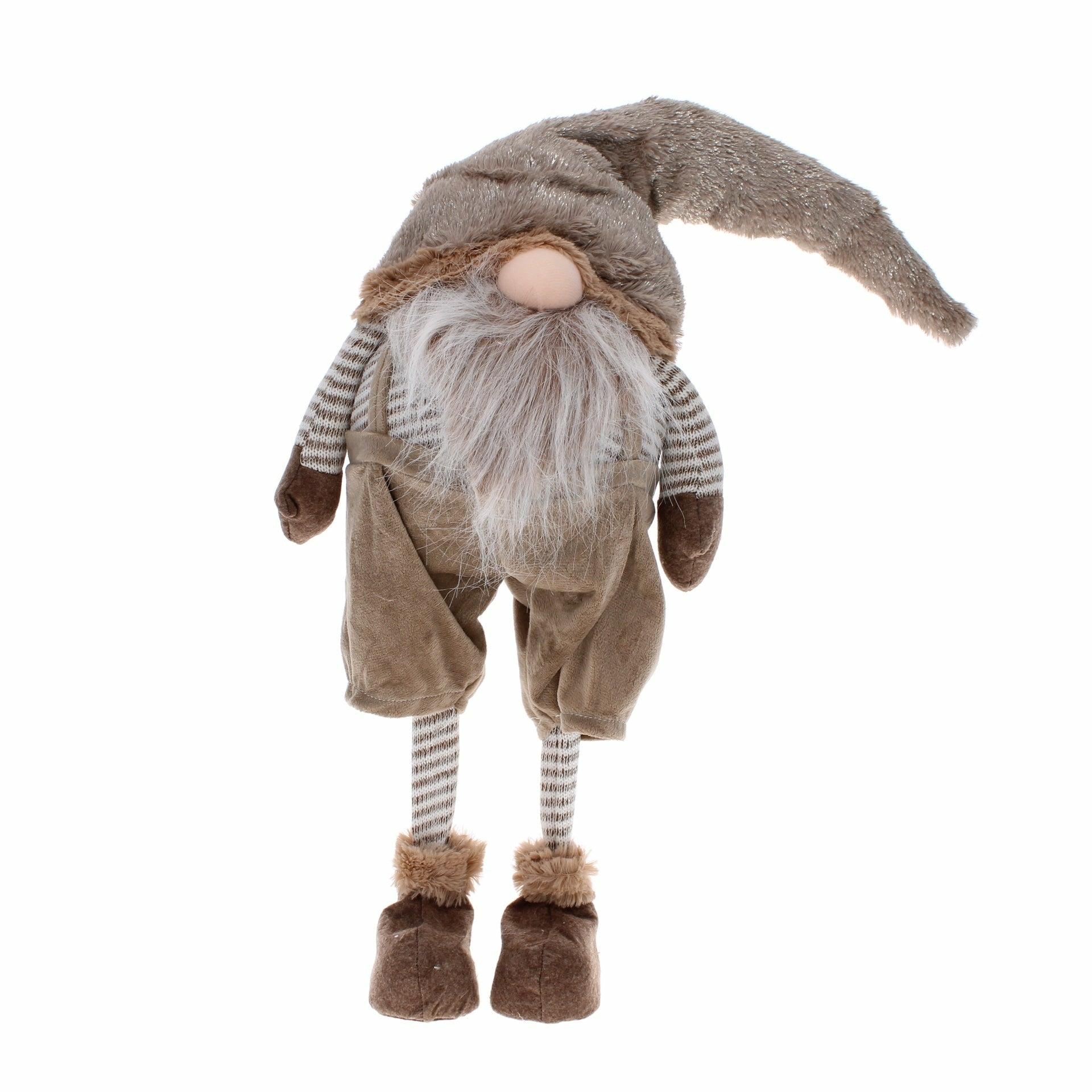 Springing Gnome with Striped Jumper