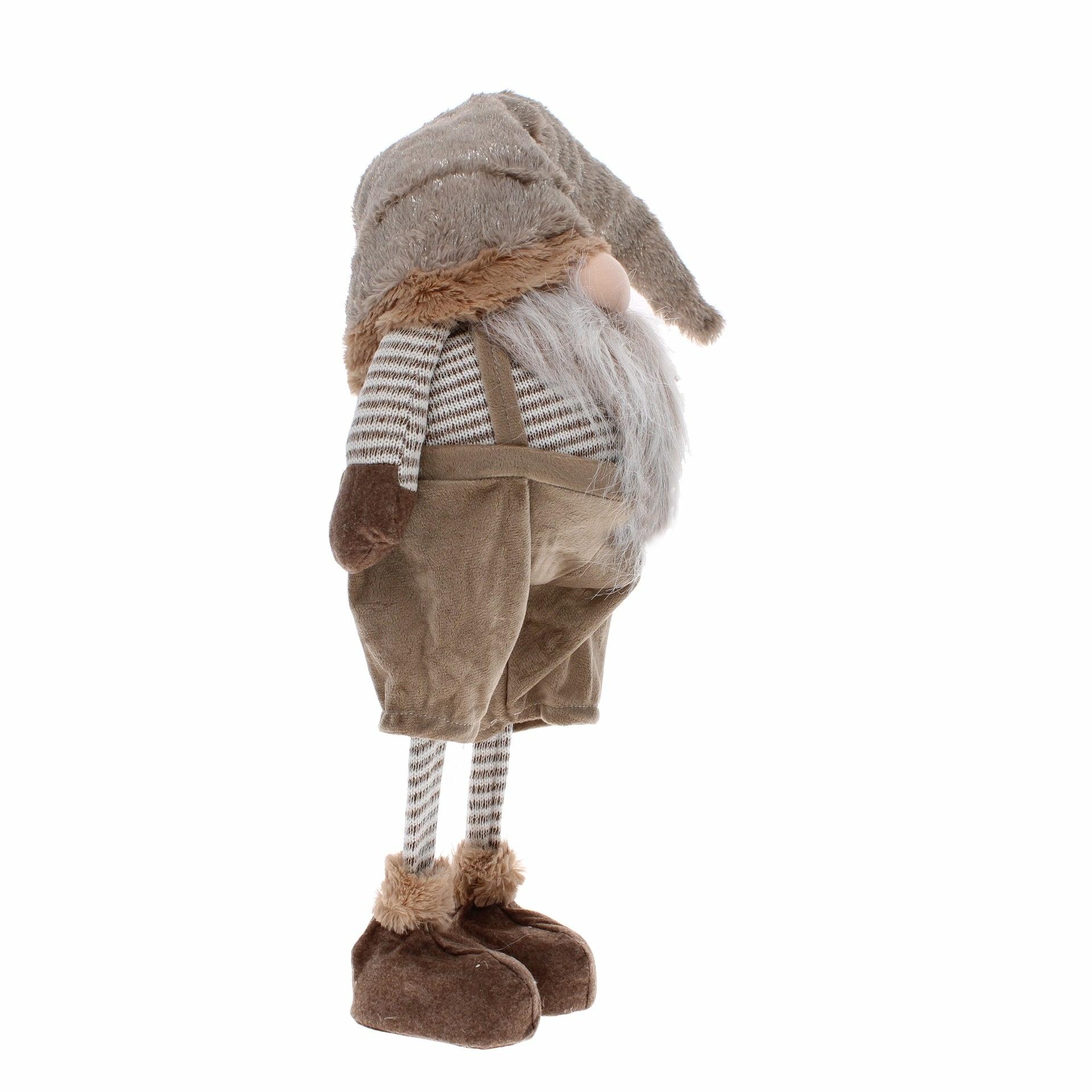 Springing Gnome with Striped Jumper