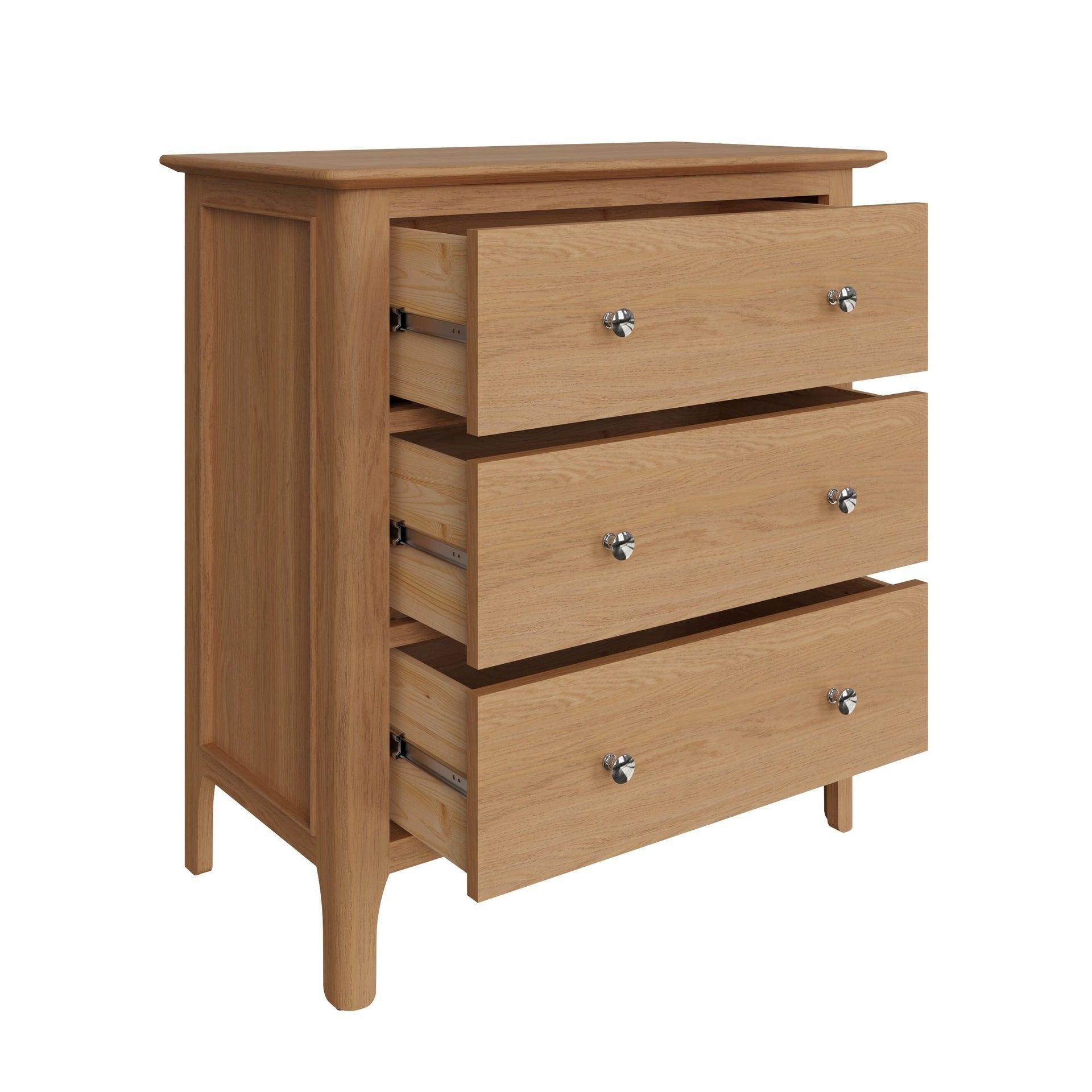 Stockholm Bedroom 3 Drawer Chest