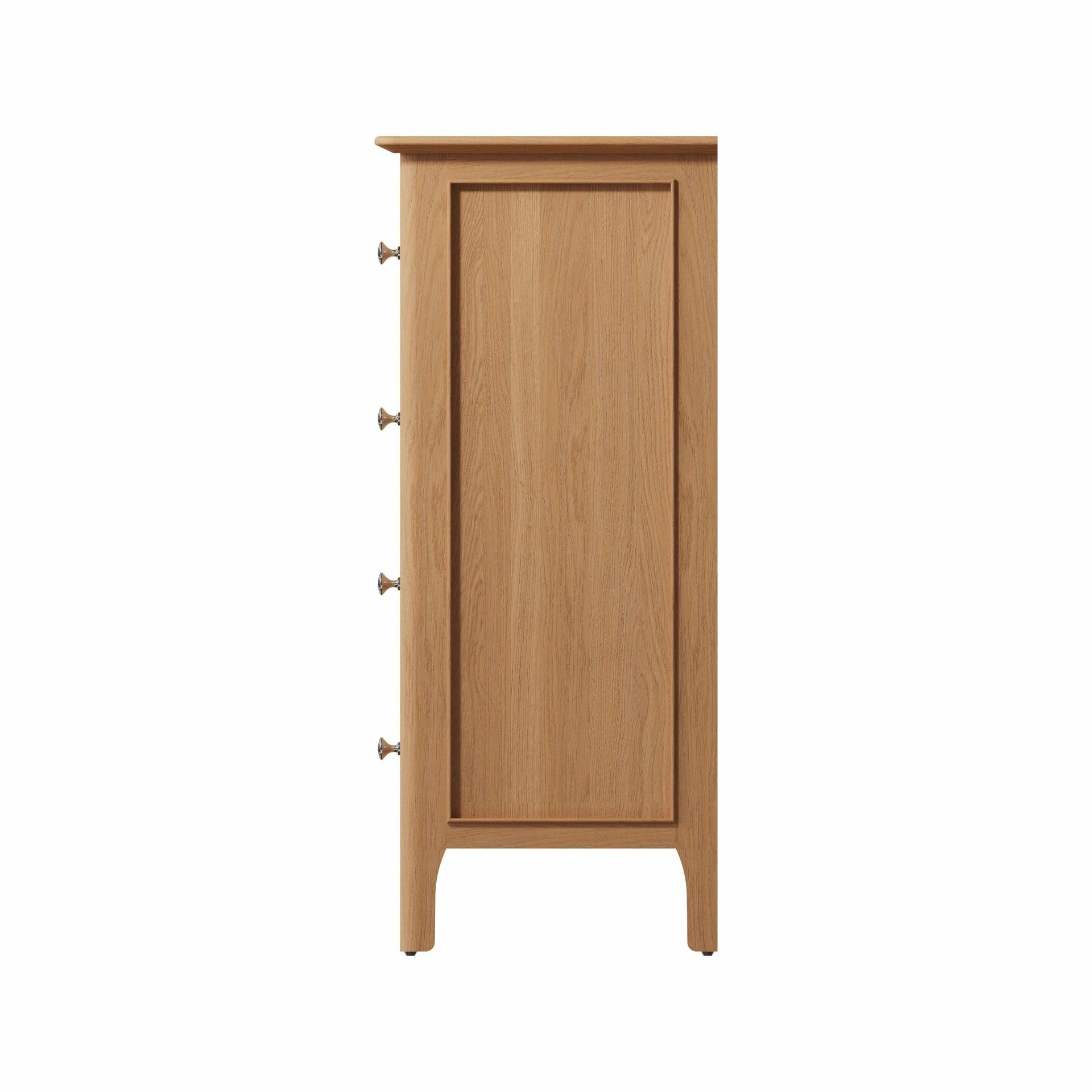 Stockholm Bedroom 4 Drawer Narrow Chest