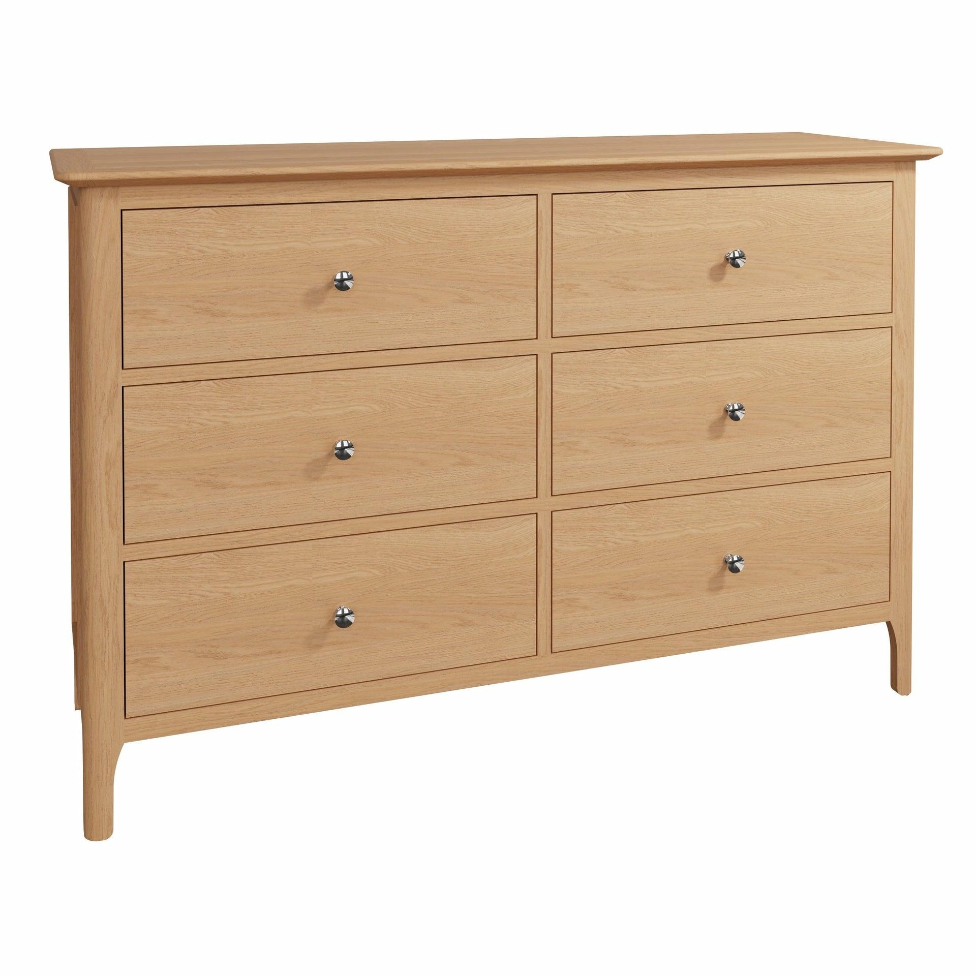 Stockholm Bedroom 6 Drawer Chest