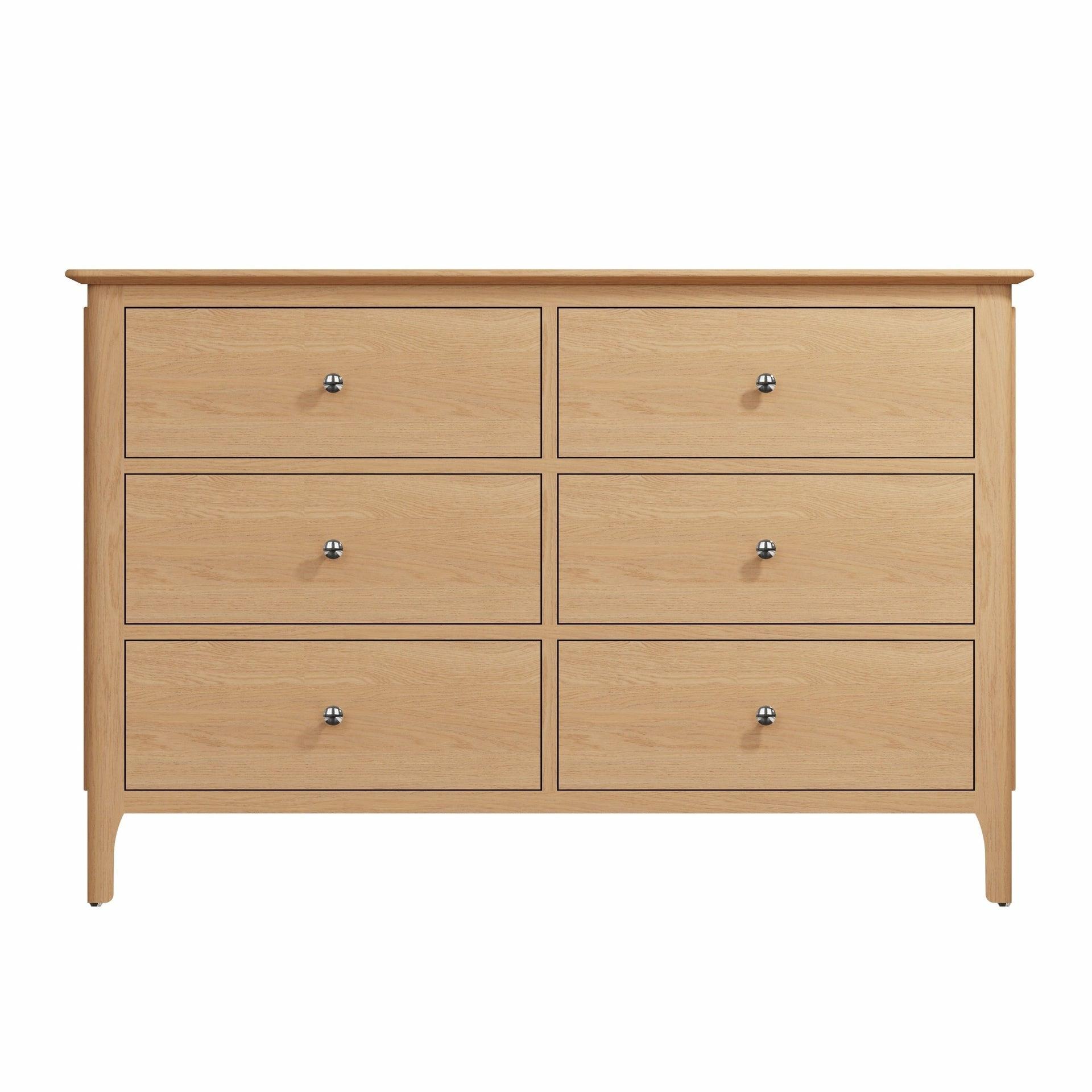 Stockholm Bedroom 6 Drawer Chest