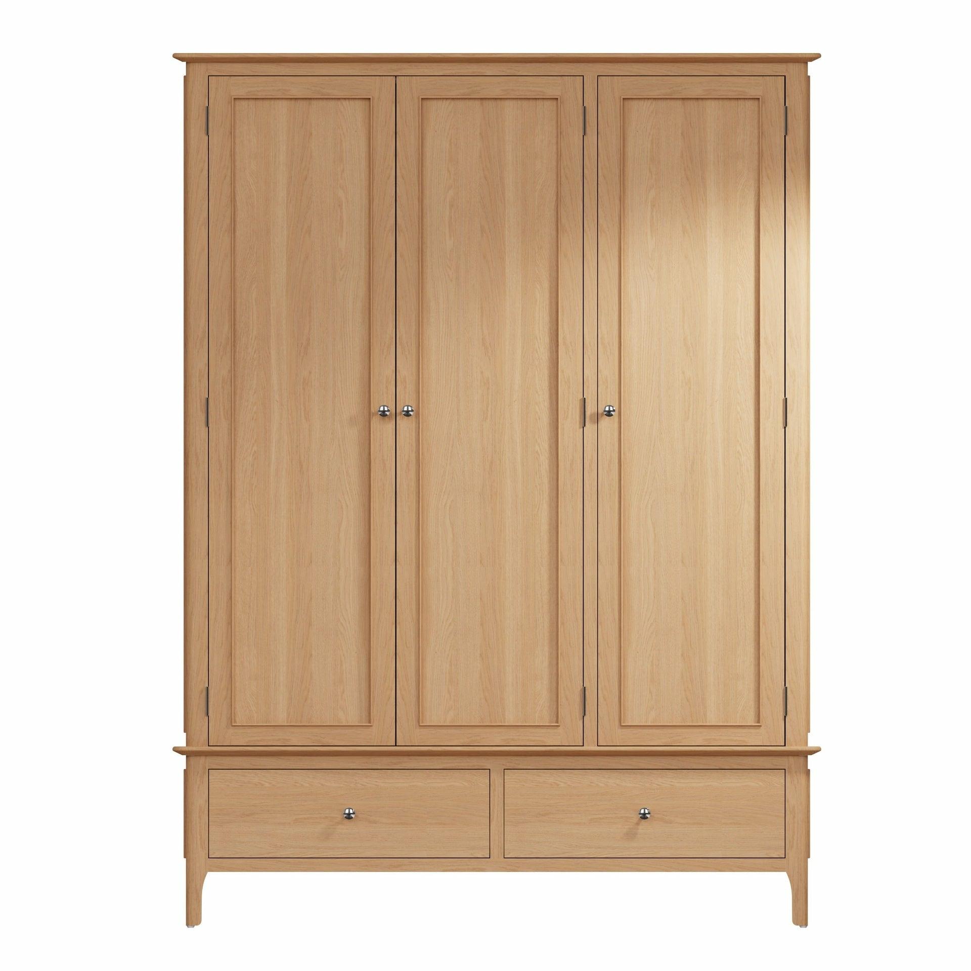 Stockholm Bedroom Large 3 Door Wardrobe