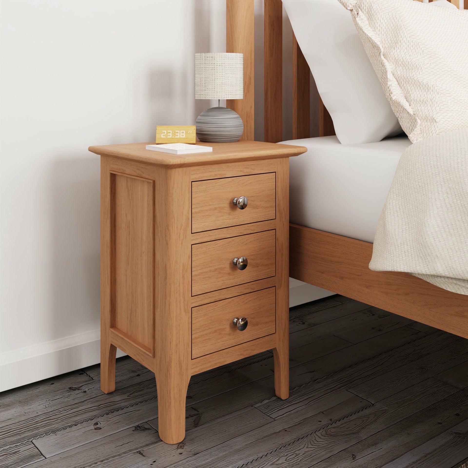 Stockholm Bedroom Small Bedside Cabinet