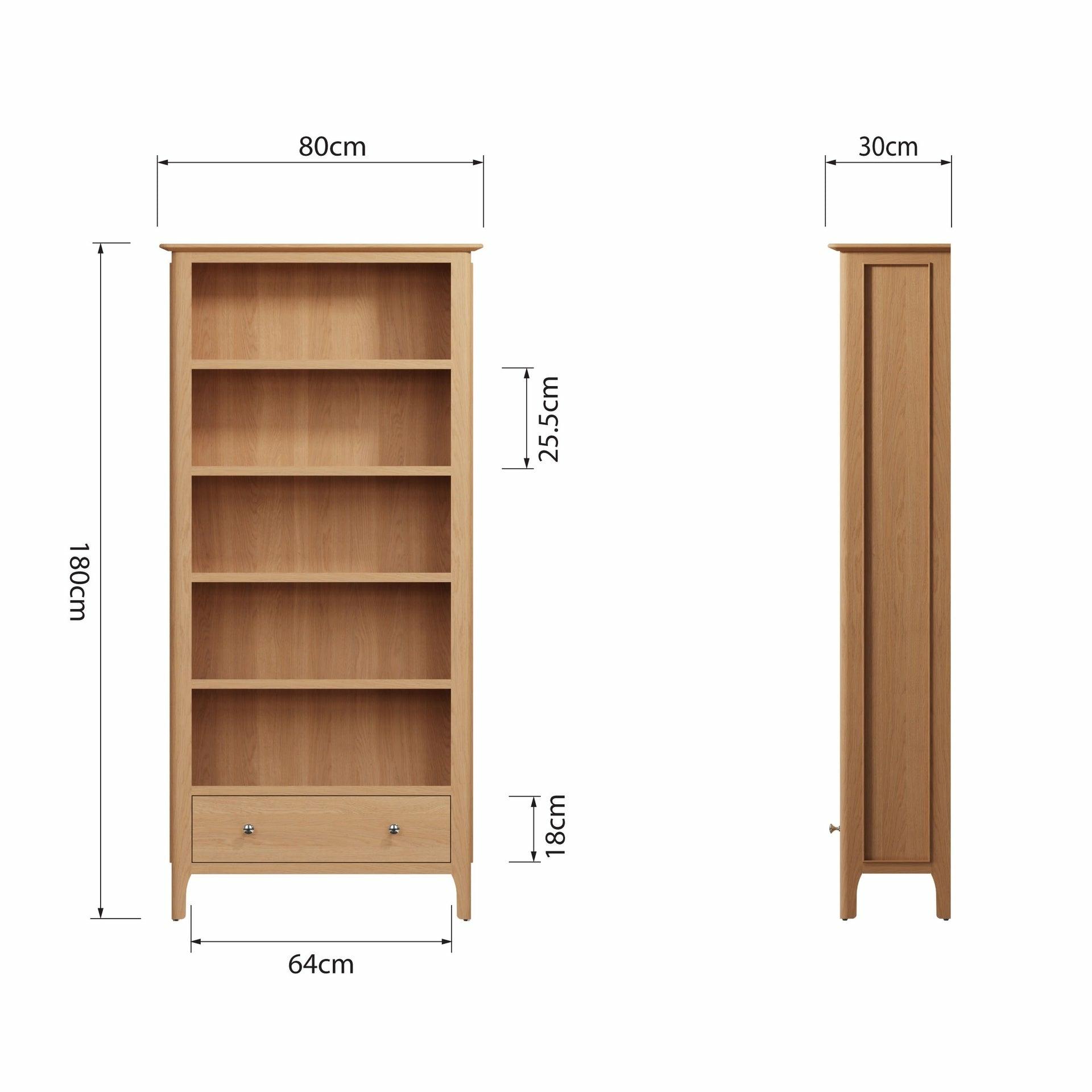 Stockholm Large Bookcase