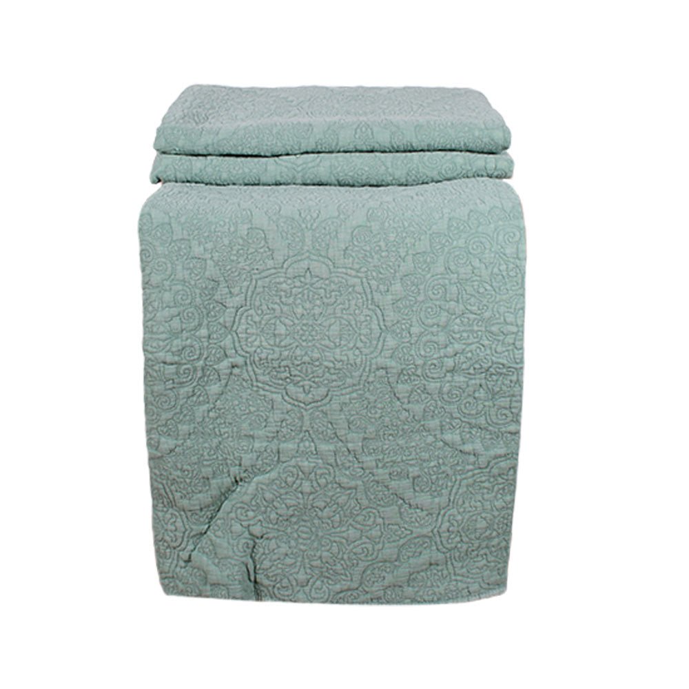 Stonewash Cotton Bedspread, Sage Green