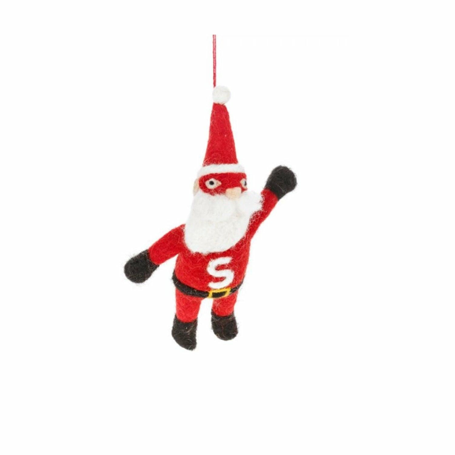 Superhero Felt Santa