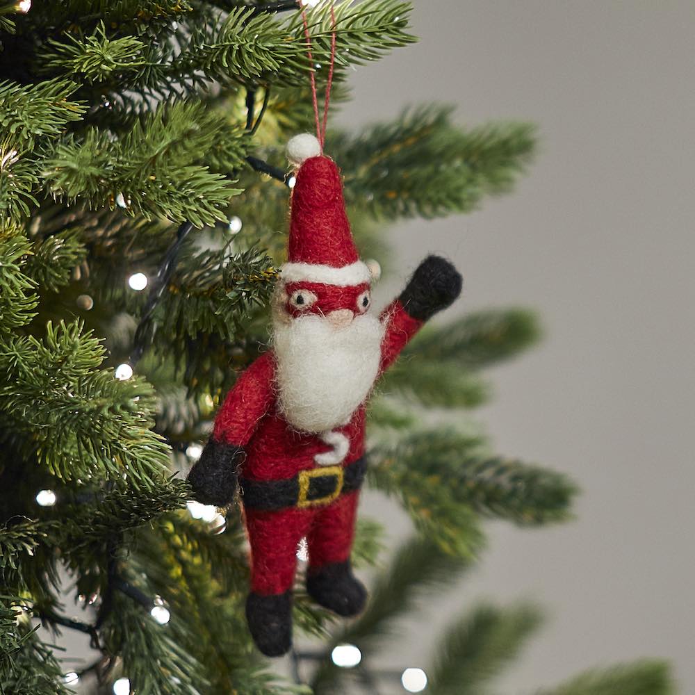 Superhero Felt Santa